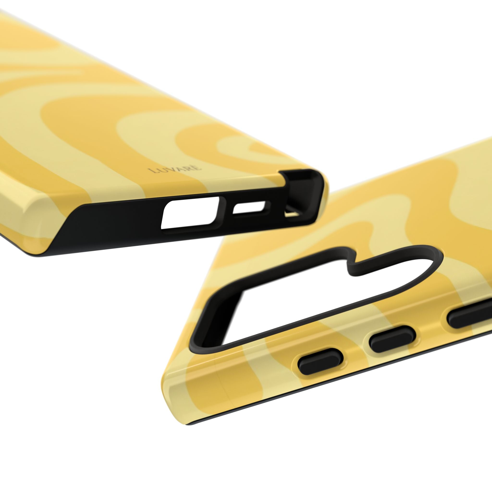 Yellow Retro Swirl Case