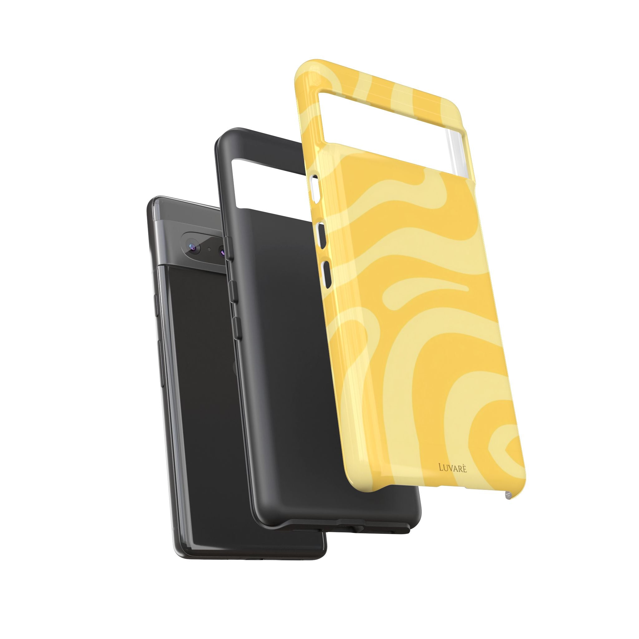 Yellow Retro Swirl Case