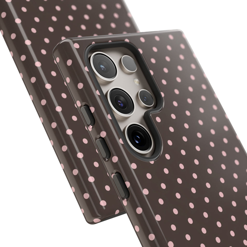 Brown Polka Dot Phone Case