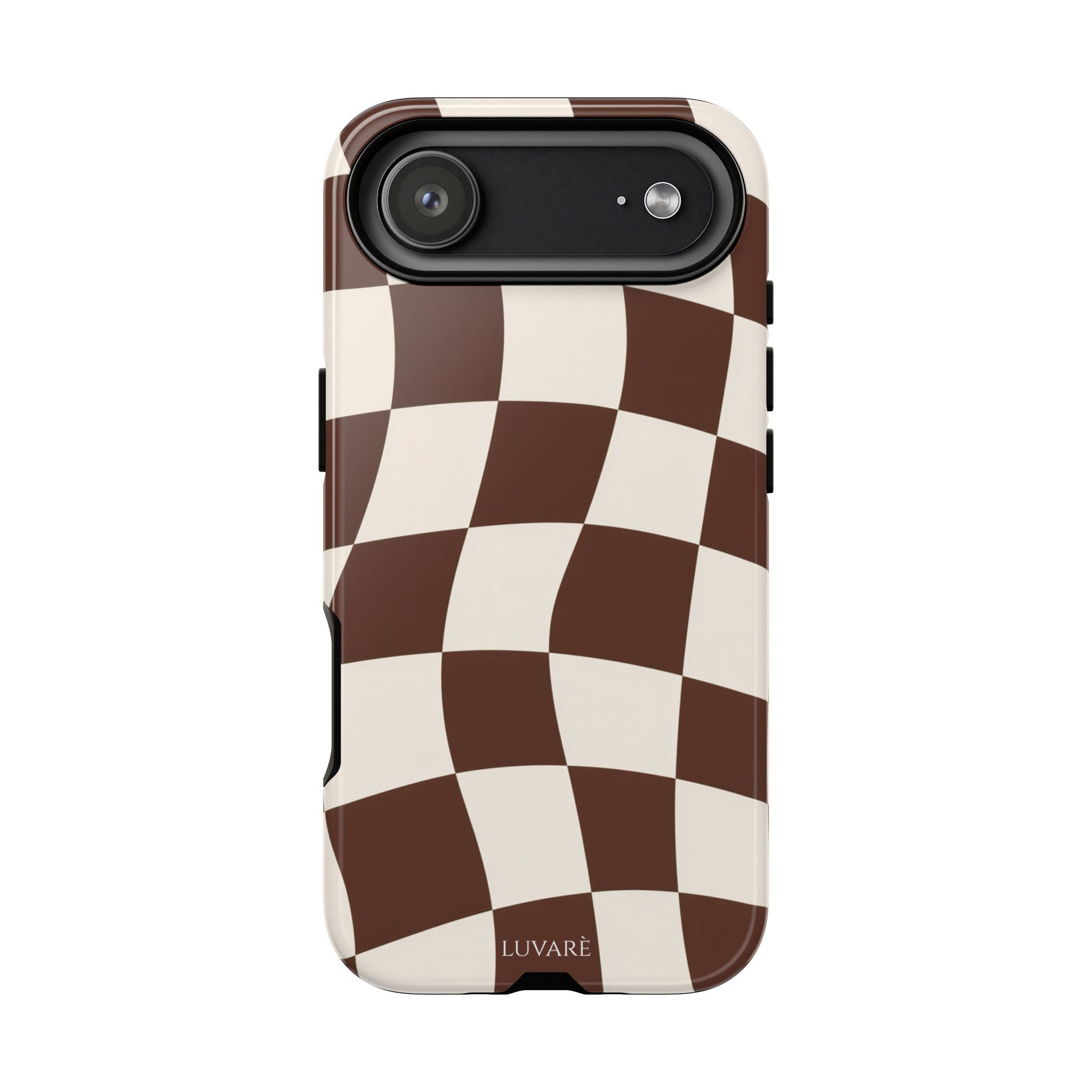 Brown Wavy Checkerboard Case