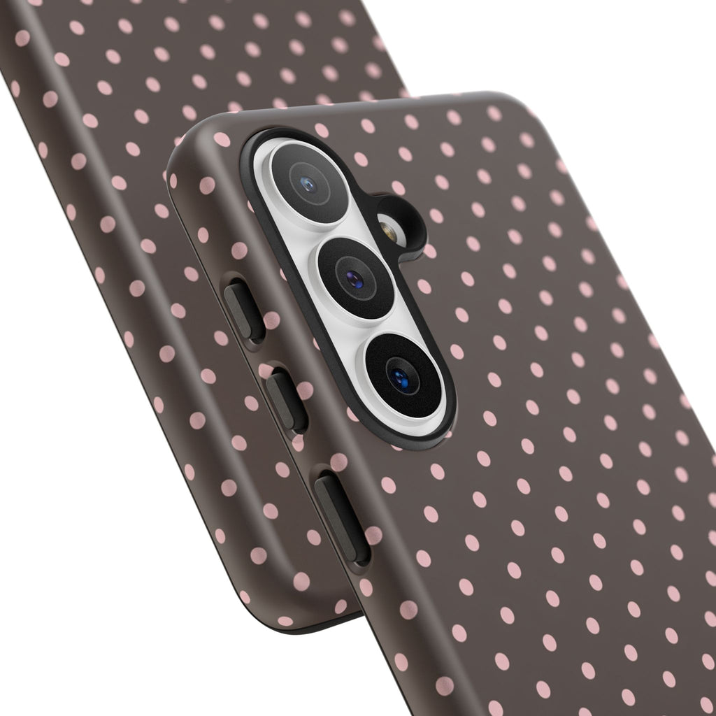 Brown Polka Dot Phone Case