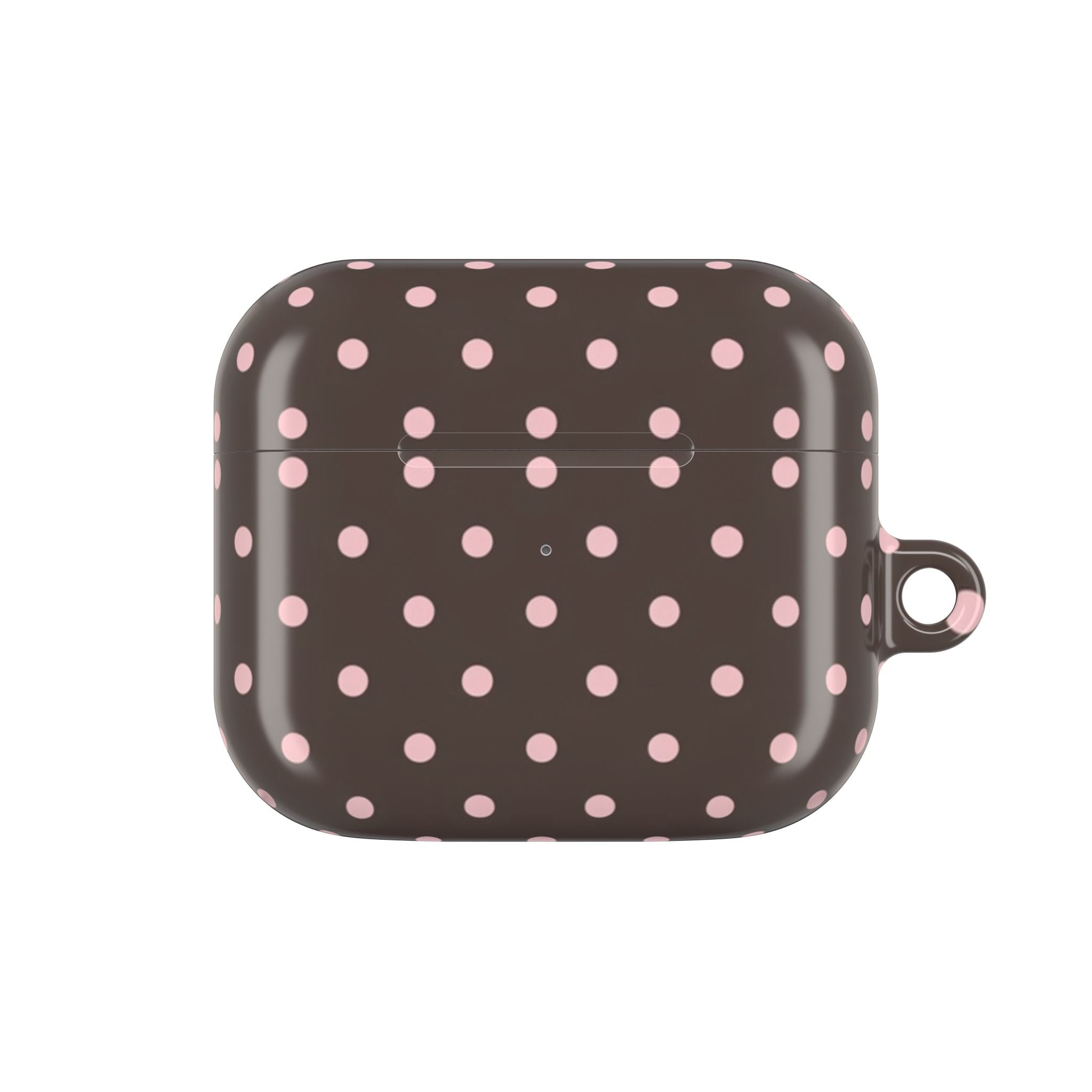 Brown Polka Dot AirPod Case