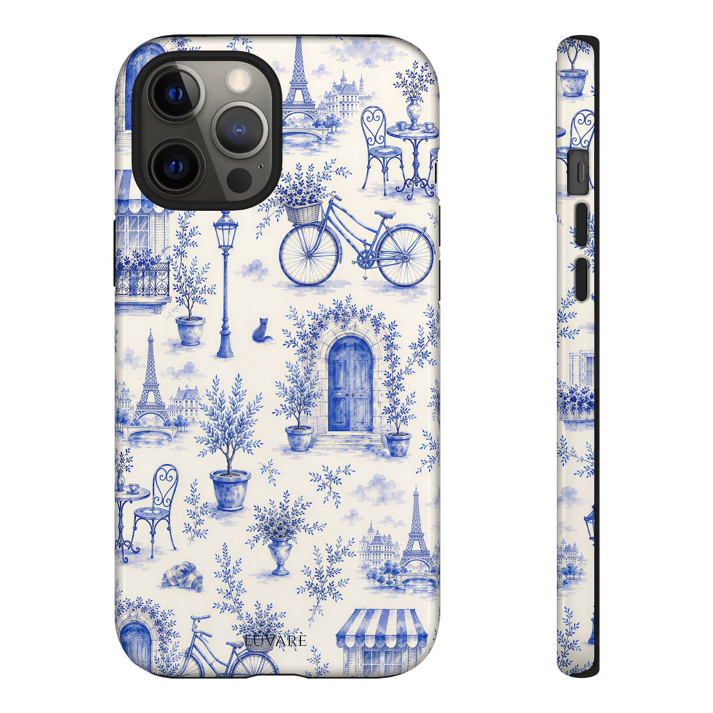 Paris Blue Toile Case