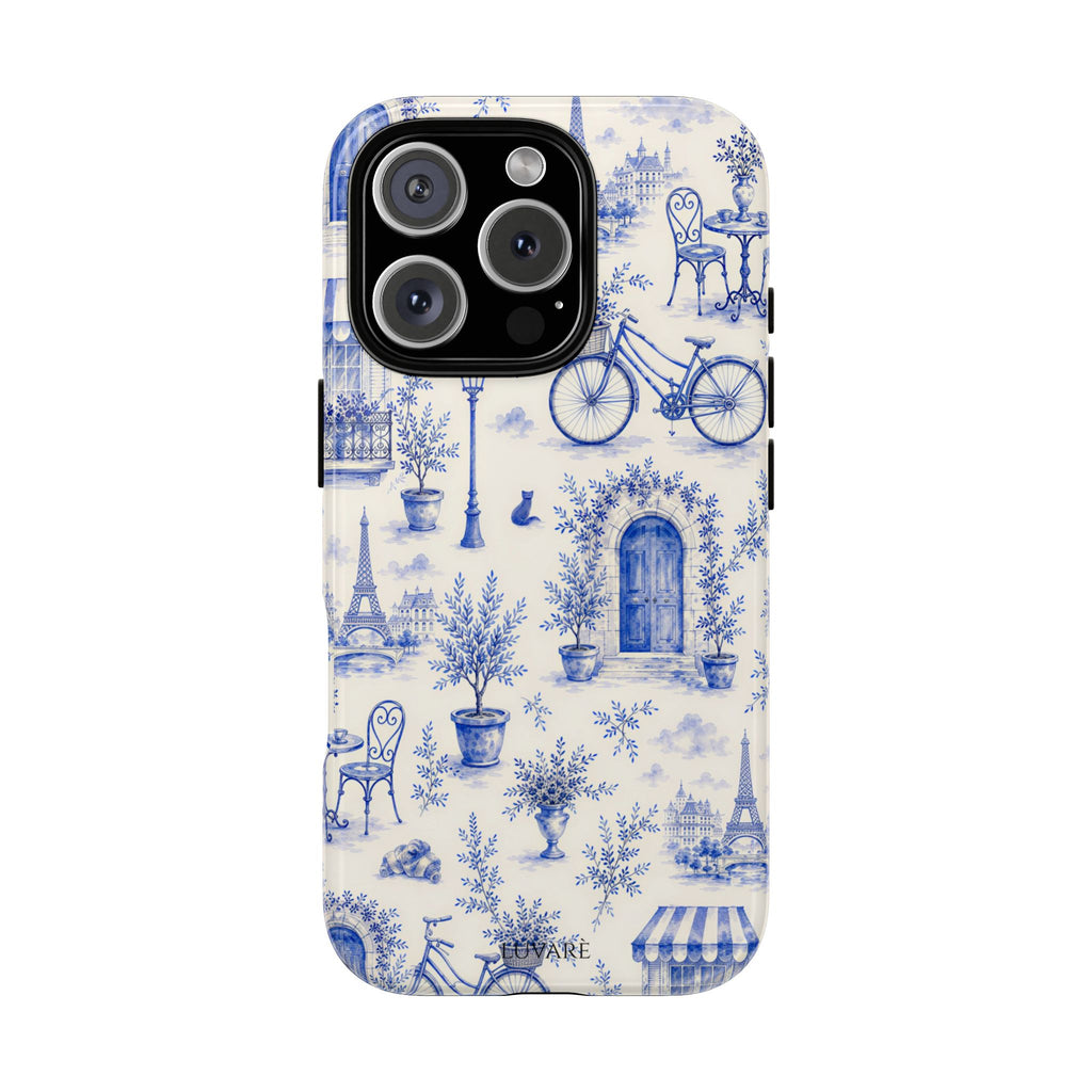 Paris Blue Toile Case
