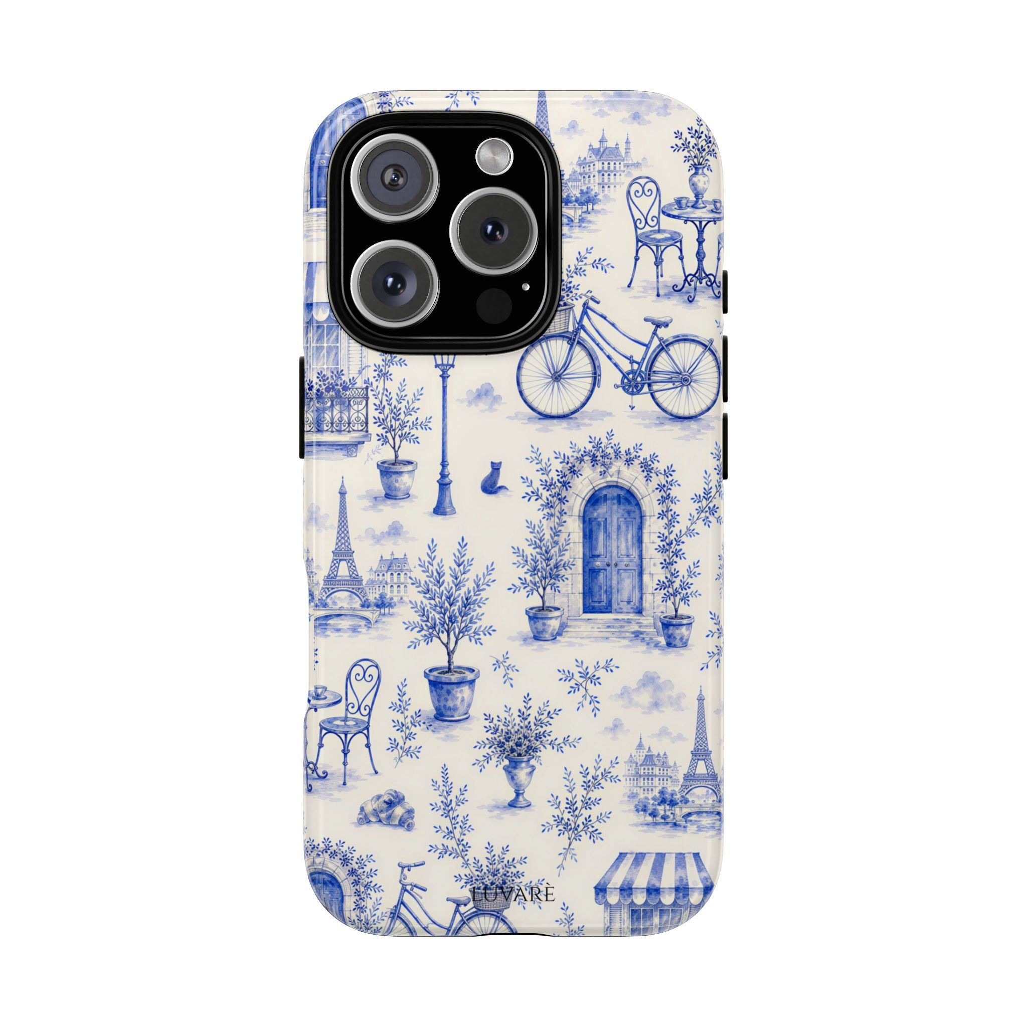 Paris Blue Toile Case