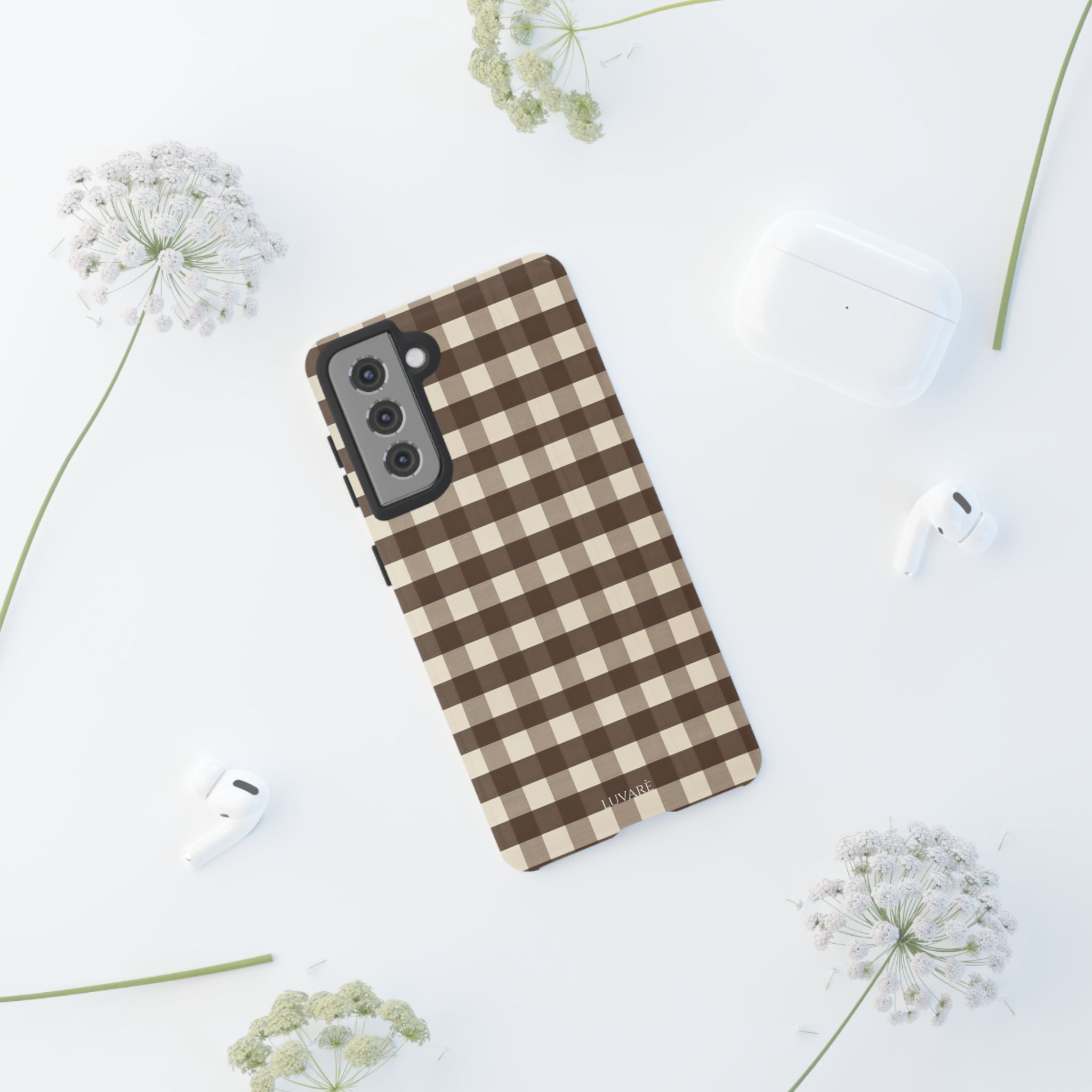 Brown Buffalo Plaid Case