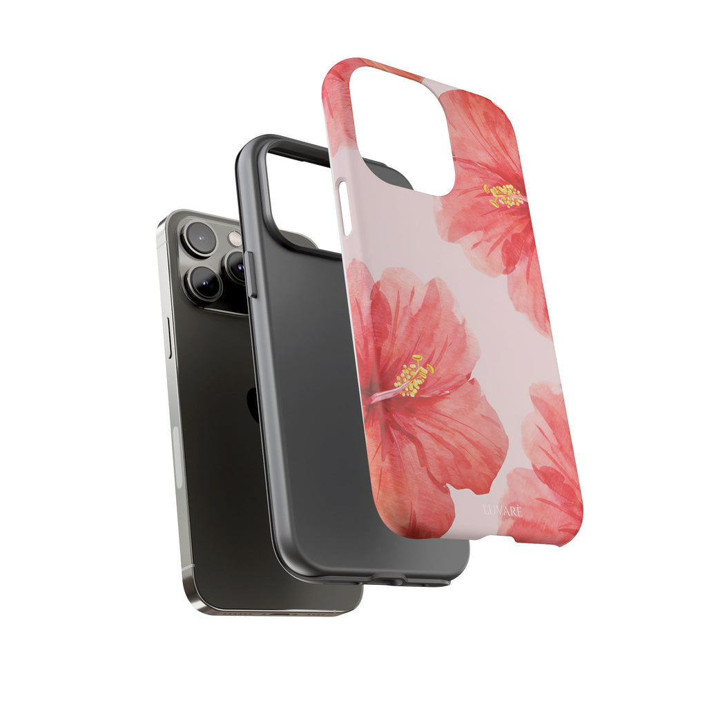 Watercolour Island Floral Hibiscus Case