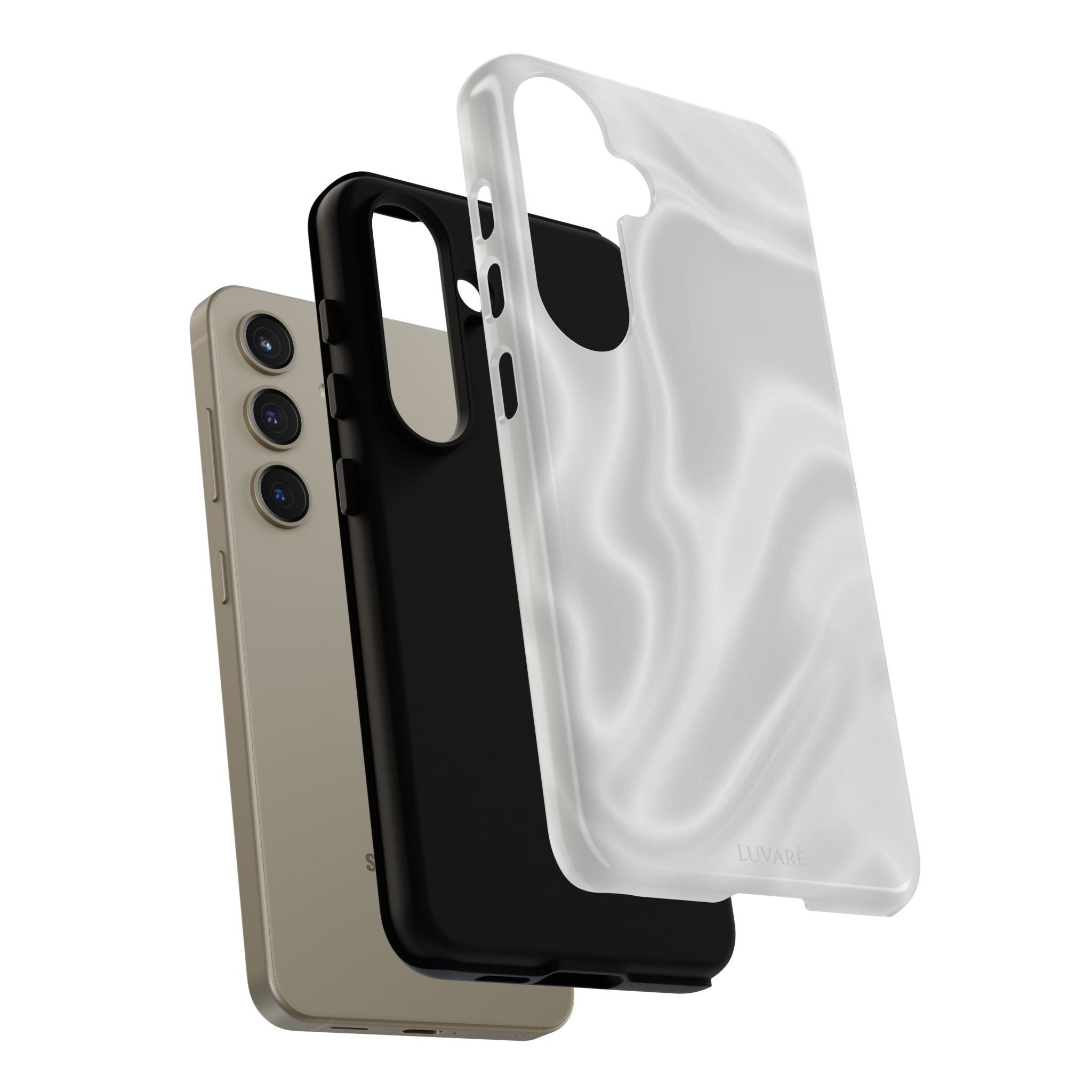 Pearl Marble Tough Phone Case — Durable Slim Impact Protection