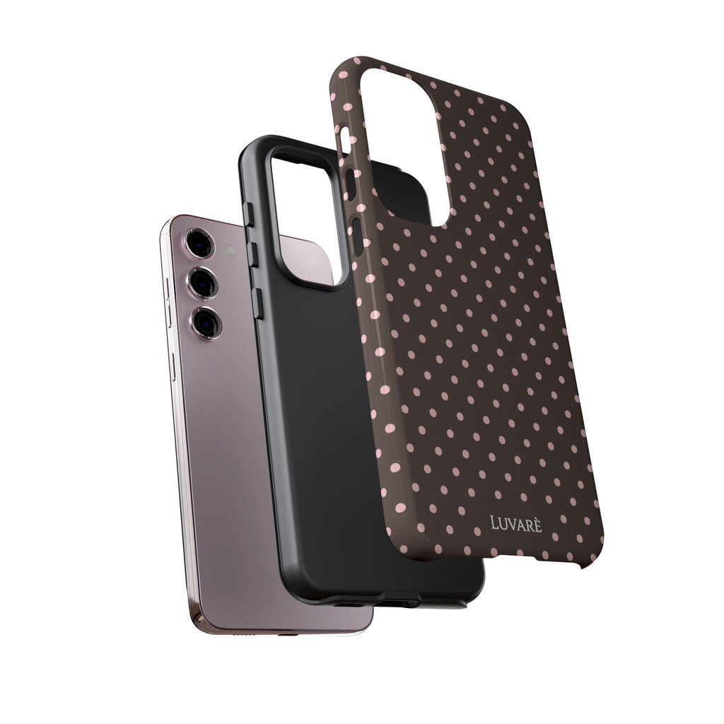 Brown Polka Dot Phone Case