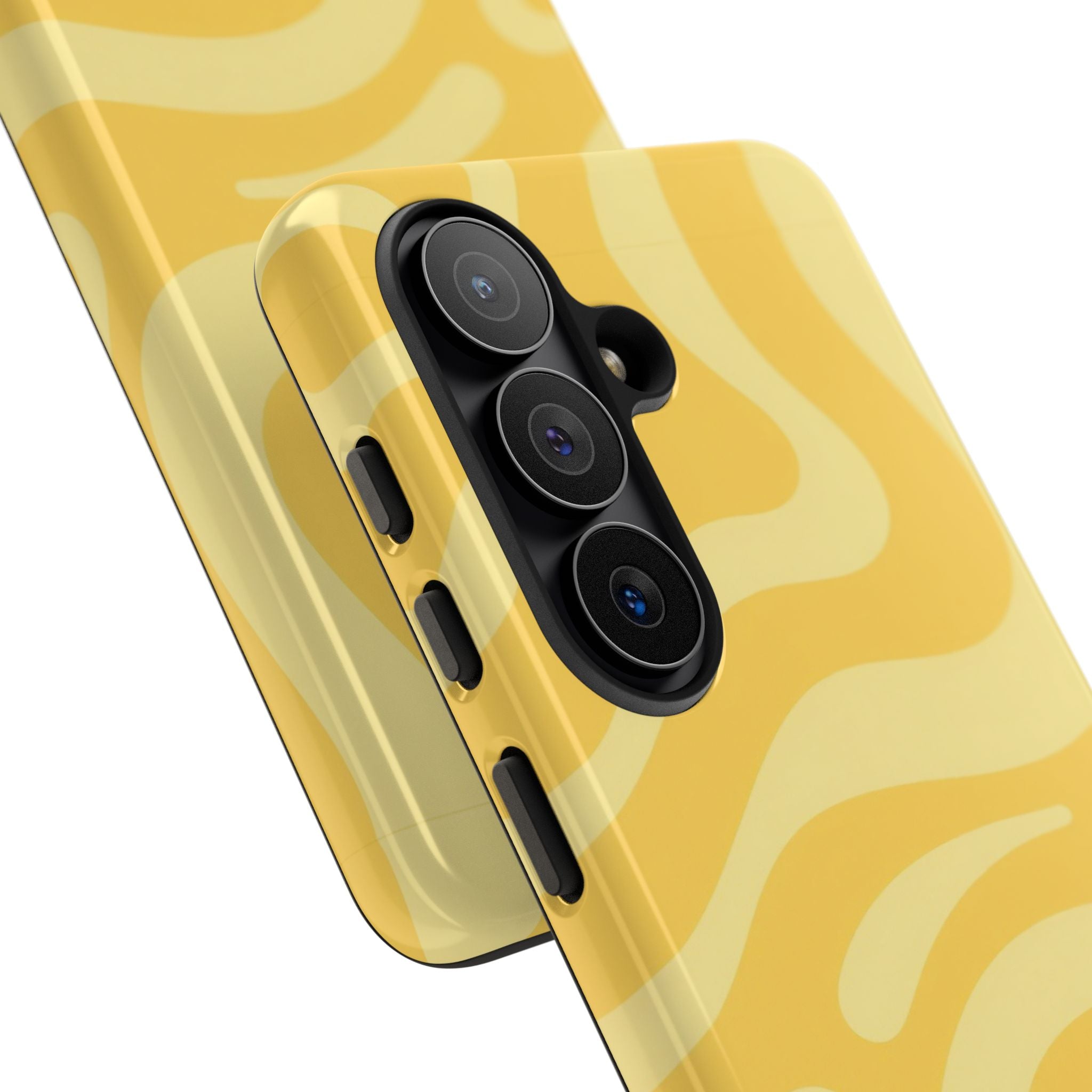 Yellow Retro Swirl Case