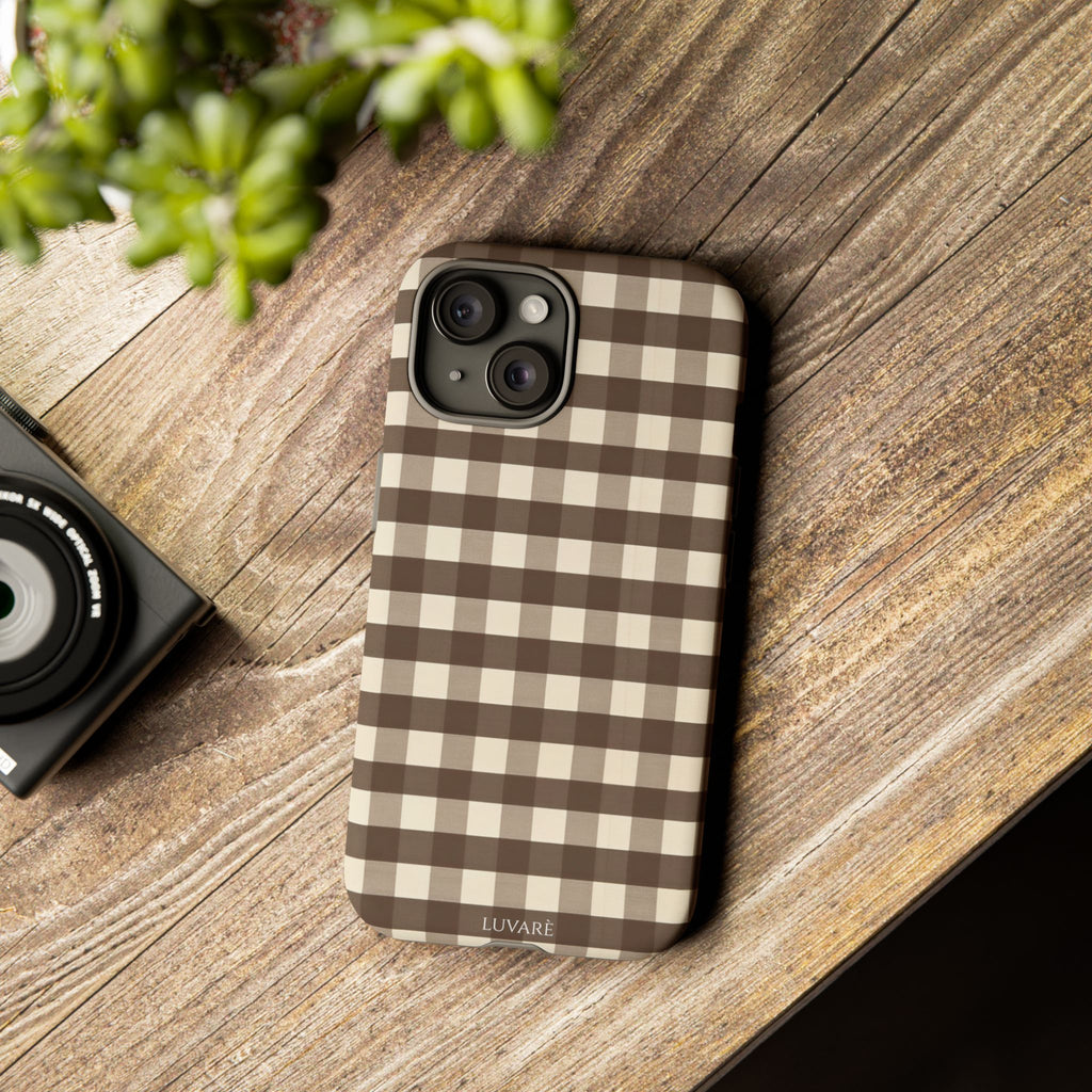 Brown Buffalo Plaid Case