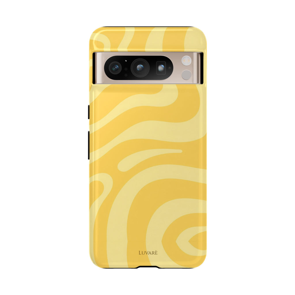 Yellow Retro Swirl Case