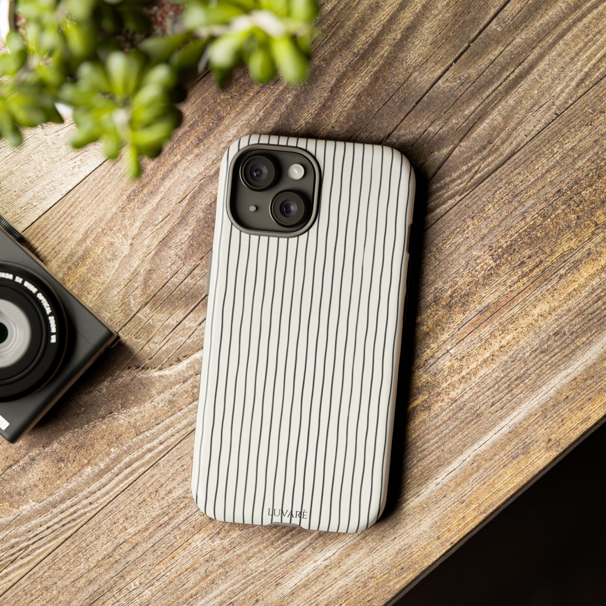 Black Pinstripe Case