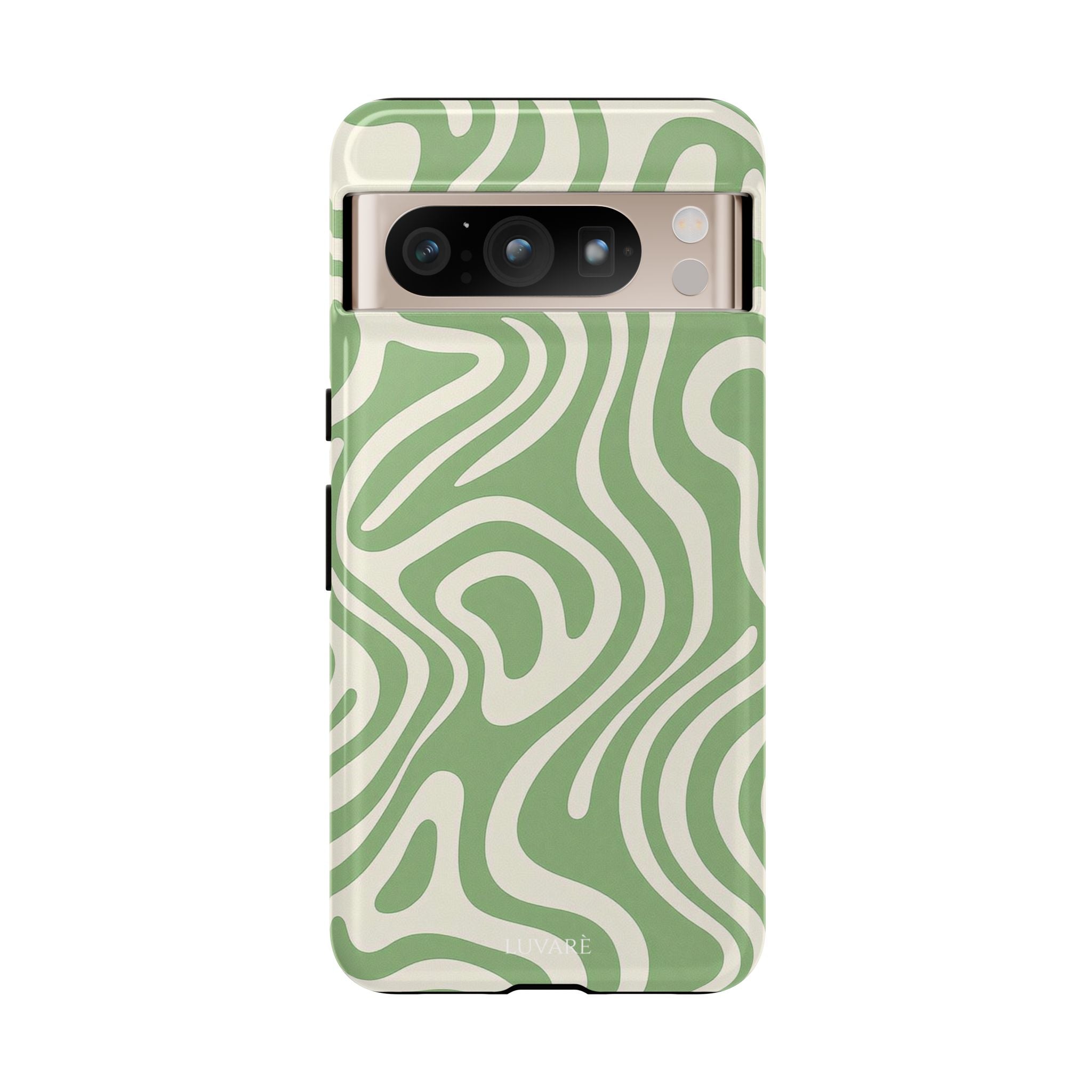 Abstract Green Swirl Phone Case