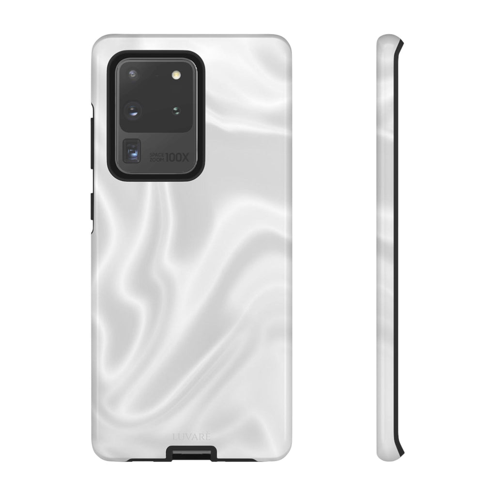 Pearl Marble Tough Phone Case — Durable Slim Impact Protection