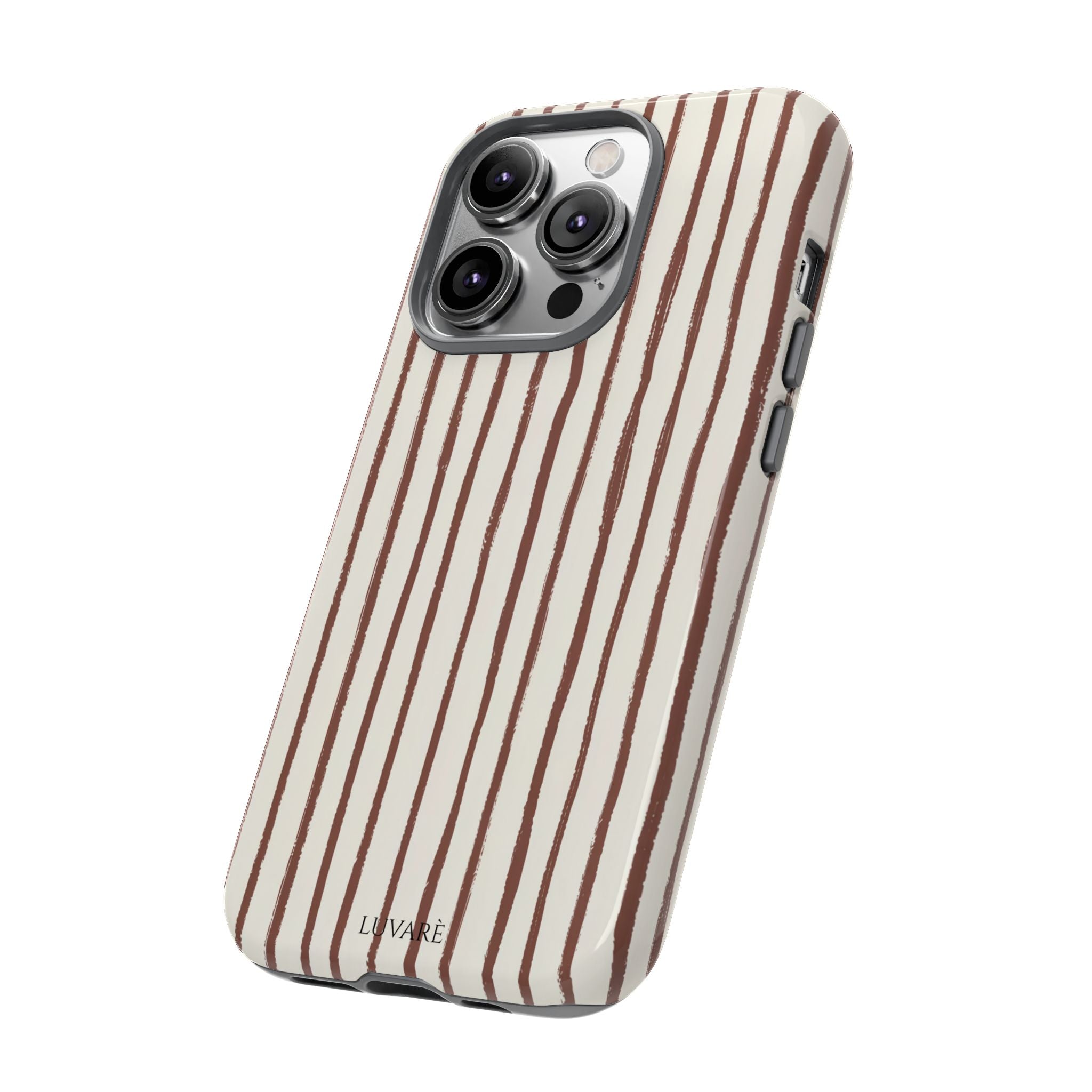 Brown Drawn Stripe Case