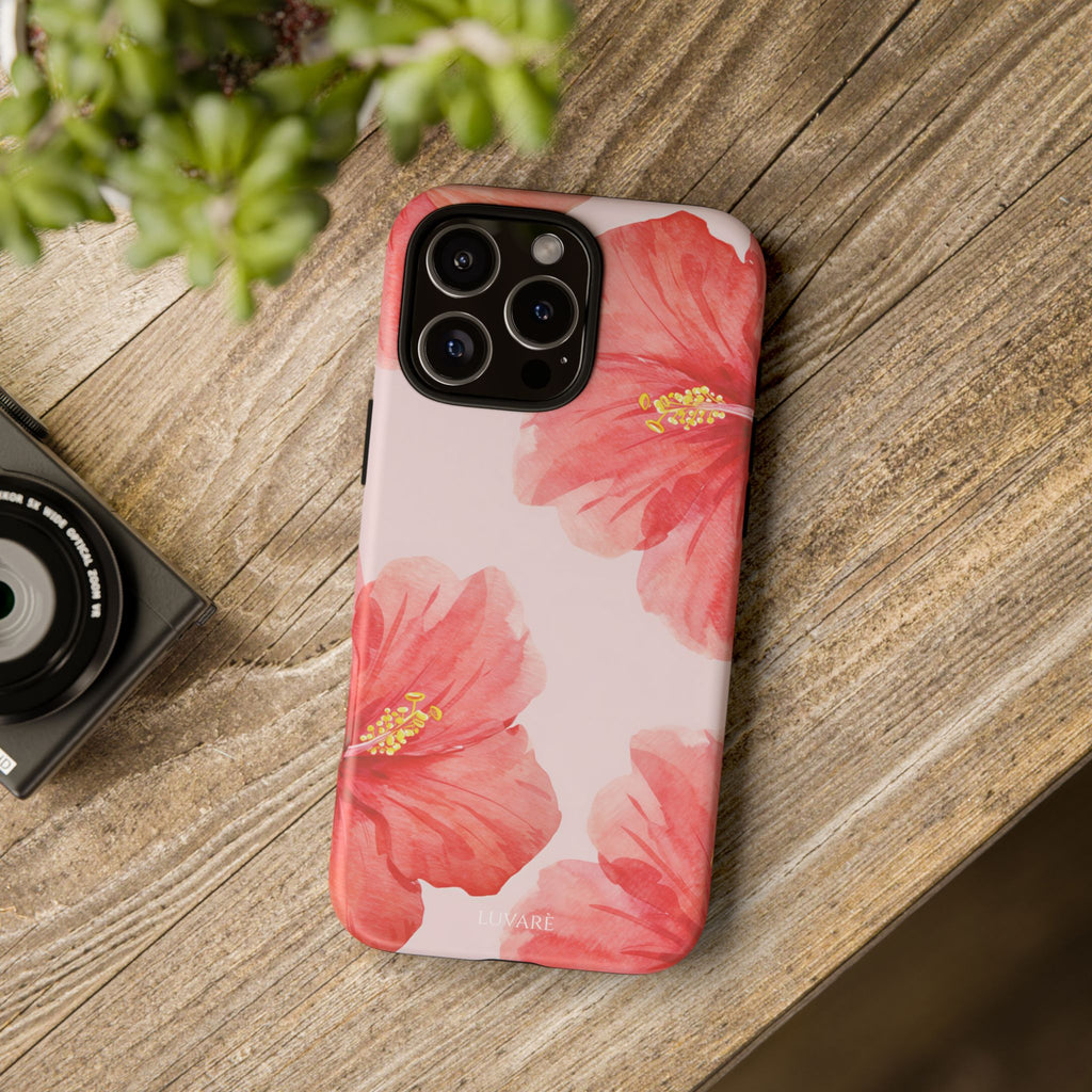 Watercolour Island Floral Hibiscus Case