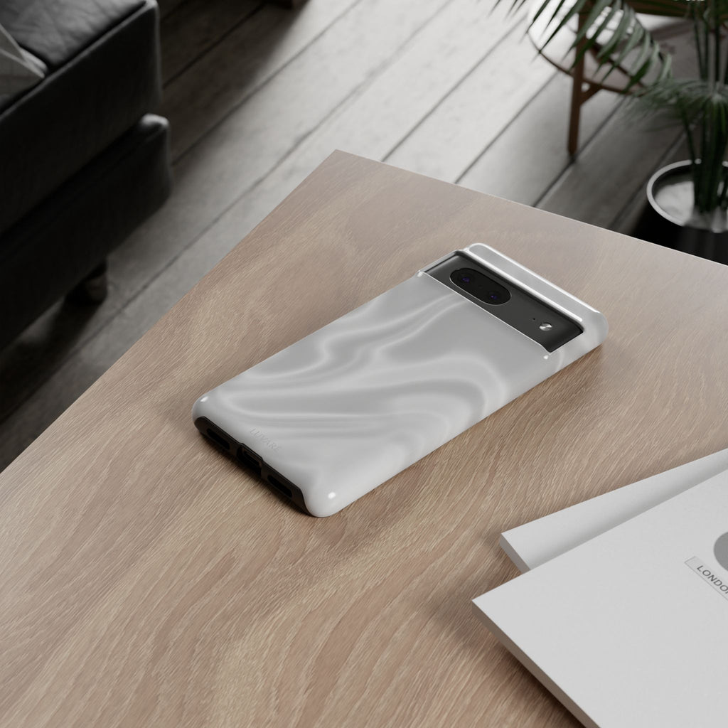 Pearl Marble Tough Phone Case — Durable Slim Impact Protection