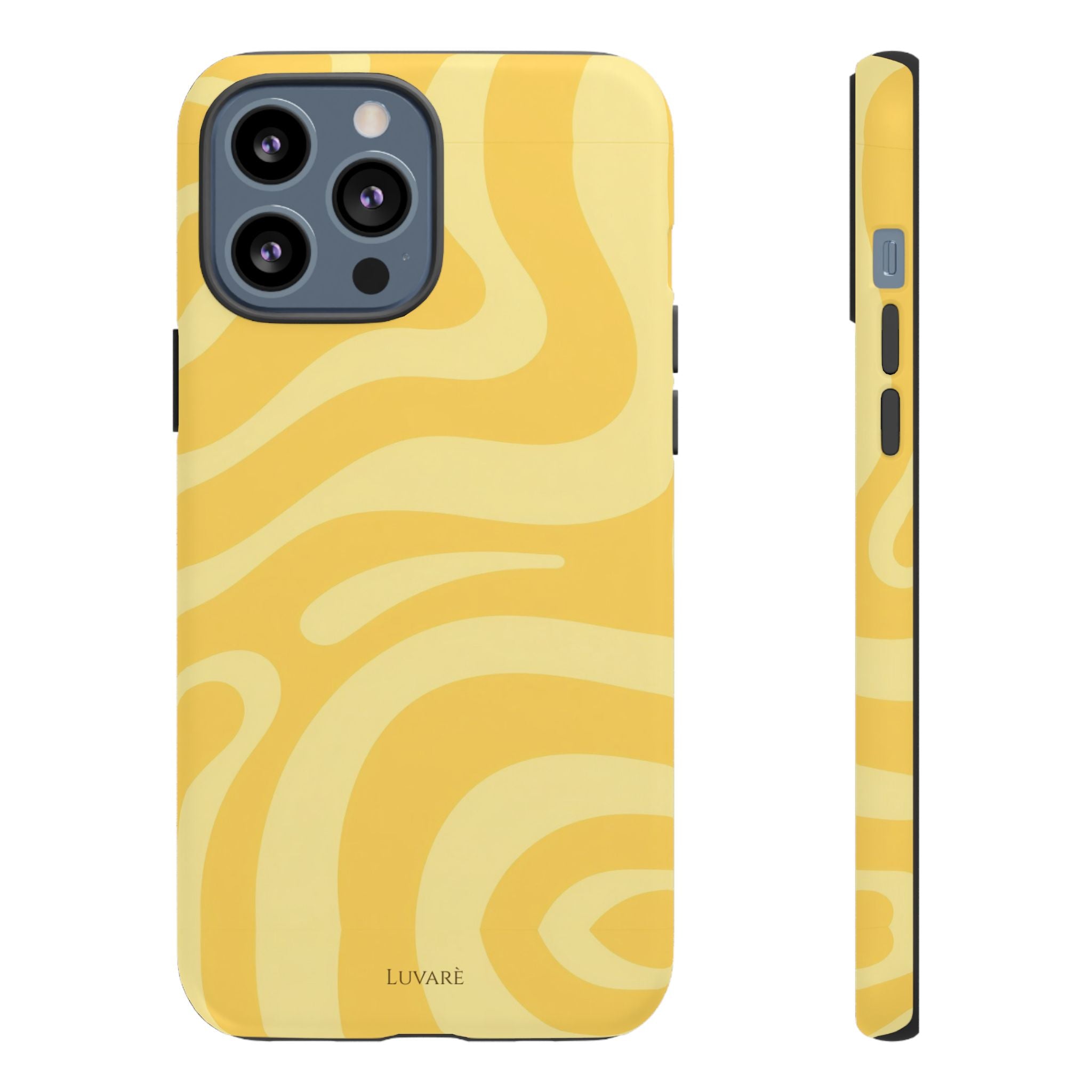 Yellow Retro Swirl Case