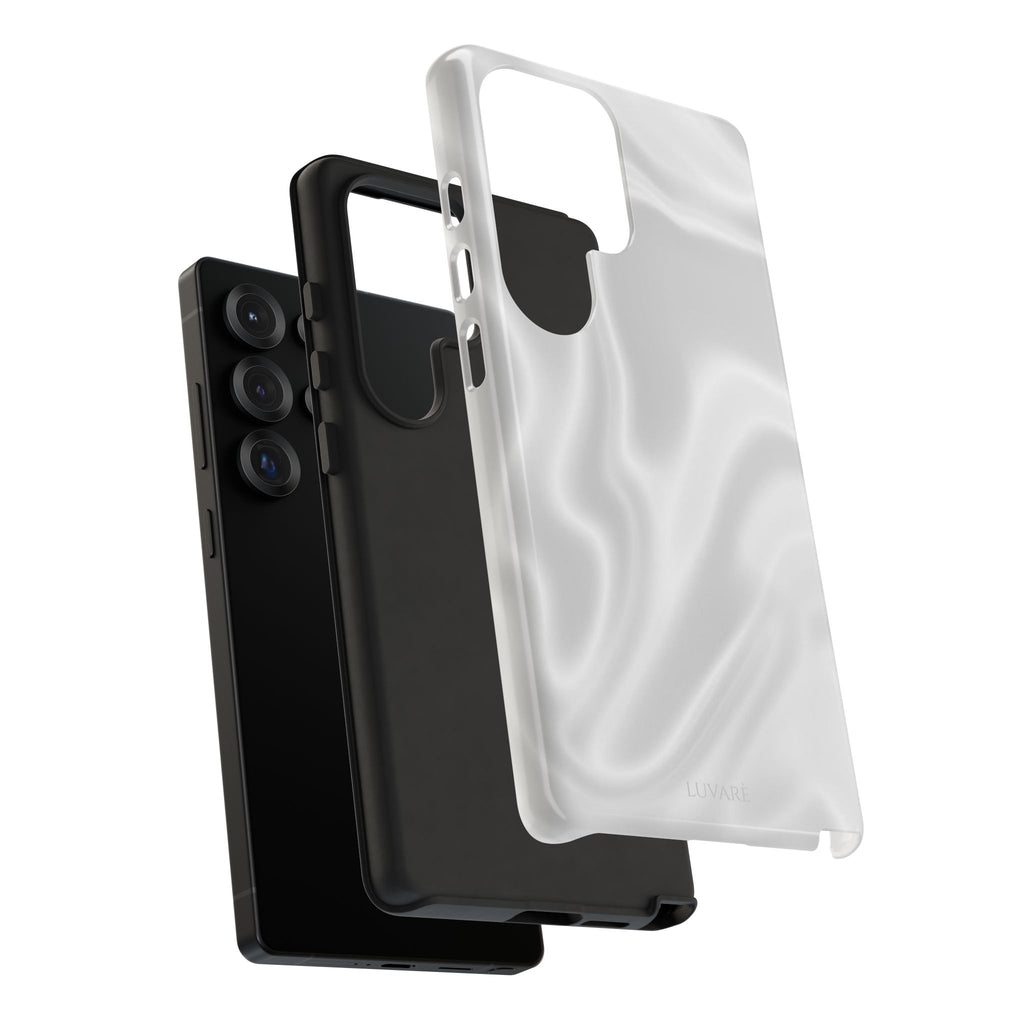 Pearl Marble Tough Phone Case — Durable Slim Impact Protection