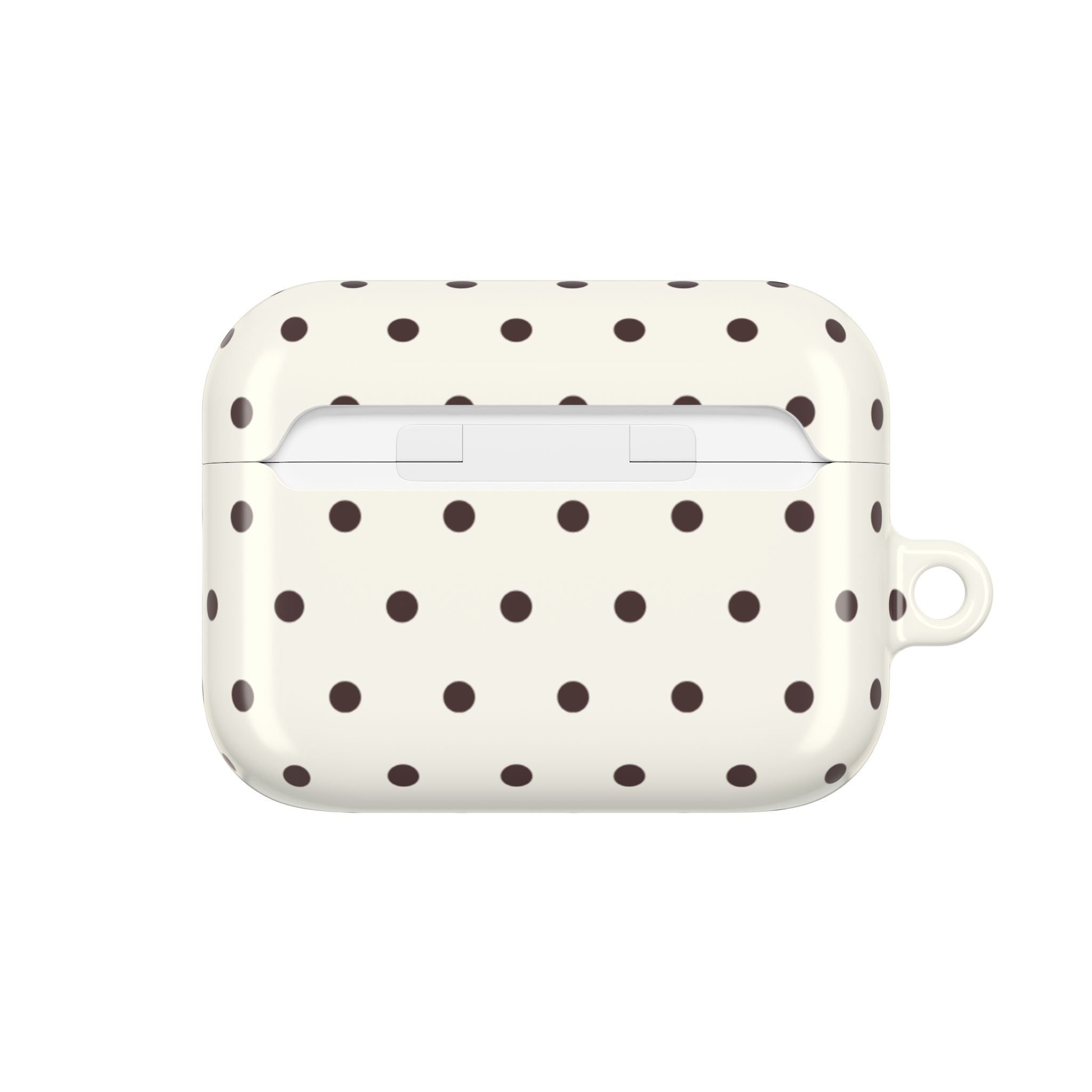 Cream Polka Dot AirPod Case