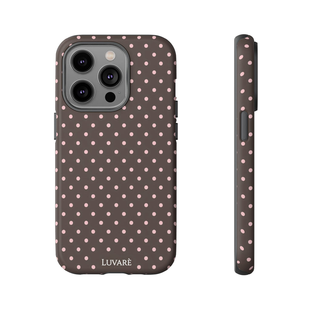 Brown Polka Dot Phone Case