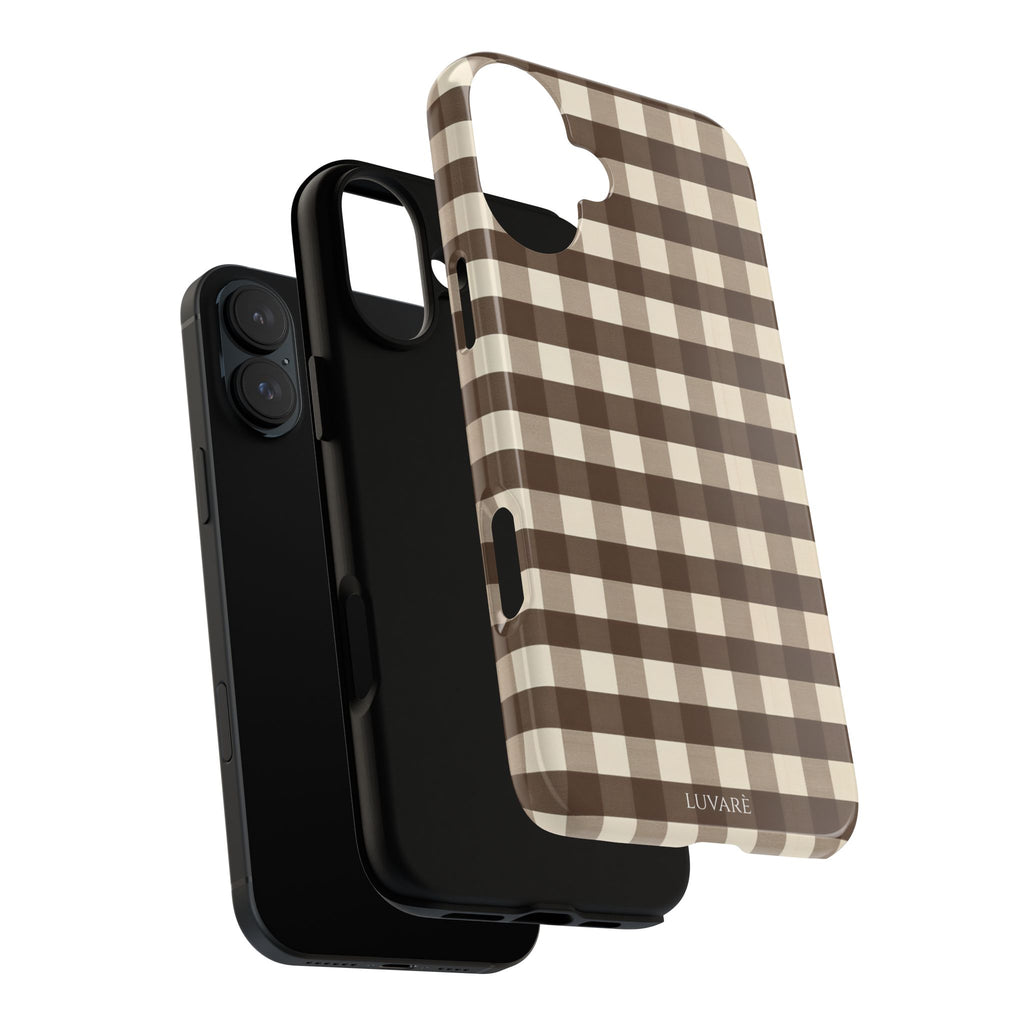 Brown Buffalo Plaid Case