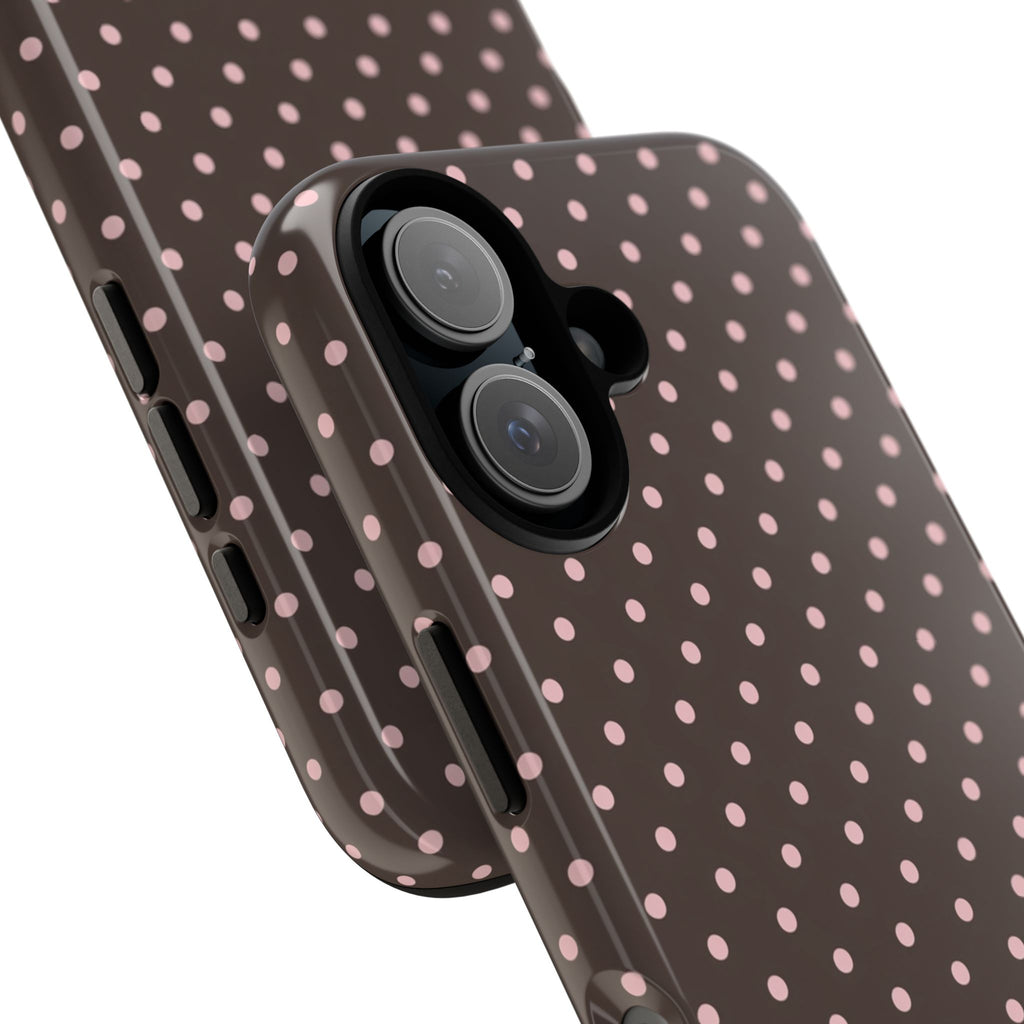 Brown Polka Dot Phone Case