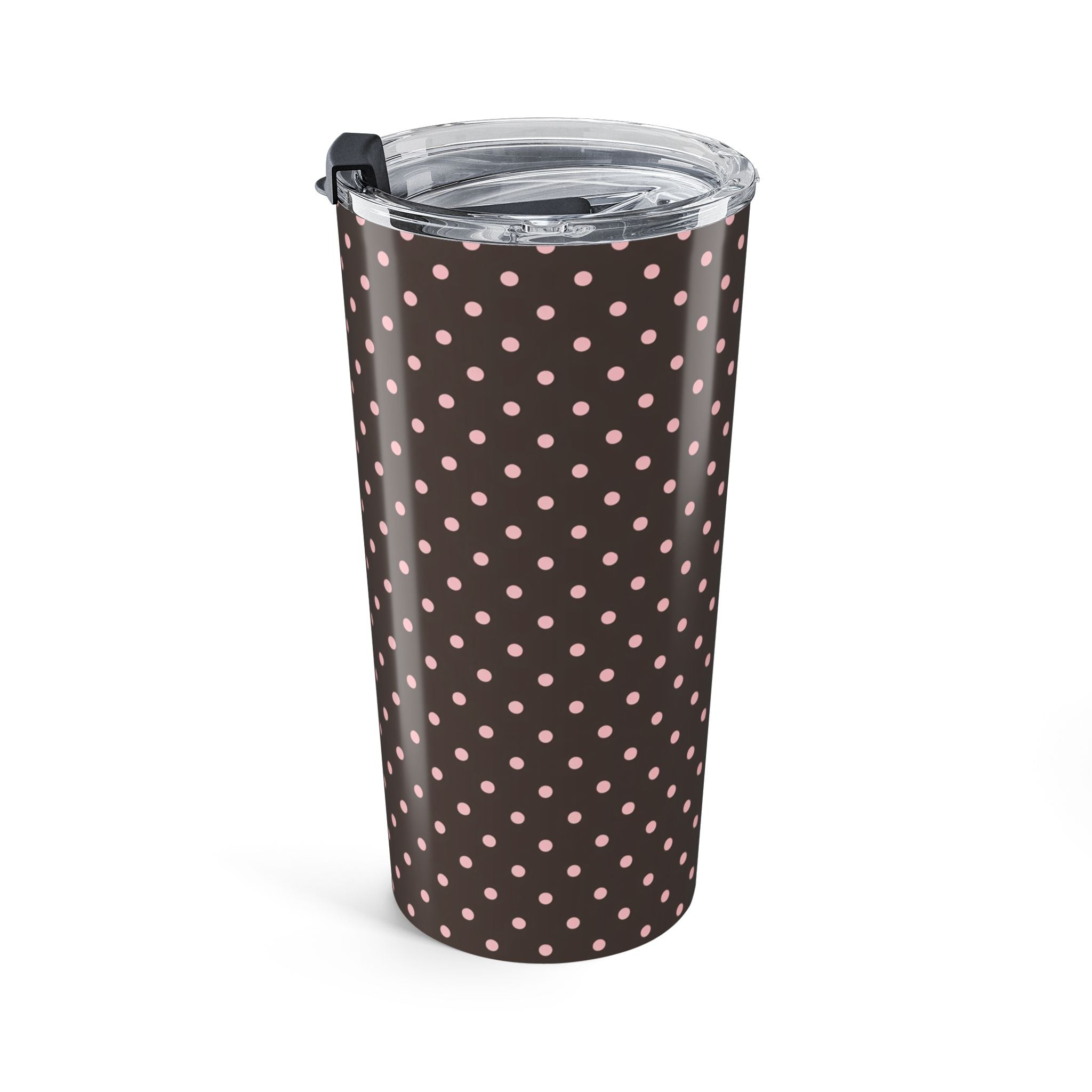 Brown Polka Dot Tumbler 20oz