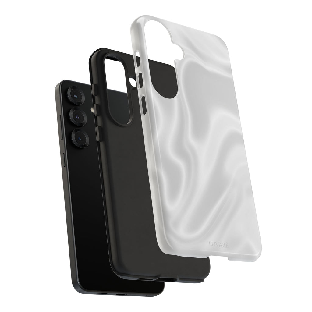 Pearl Marble Tough Phone Case — Durable Slim Impact Protection