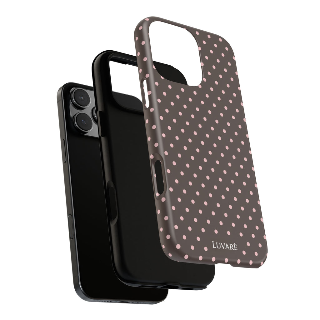 Brown Polka Dot Phone Case