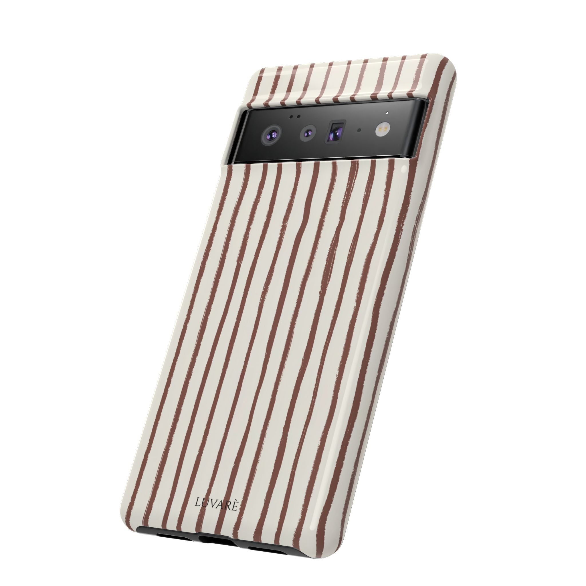 Brown Drawn Stripe Case