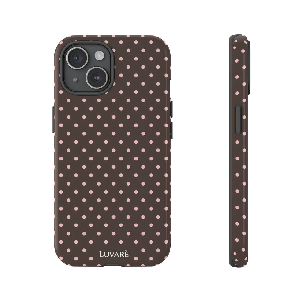 Brown Polka Dot Phone Case