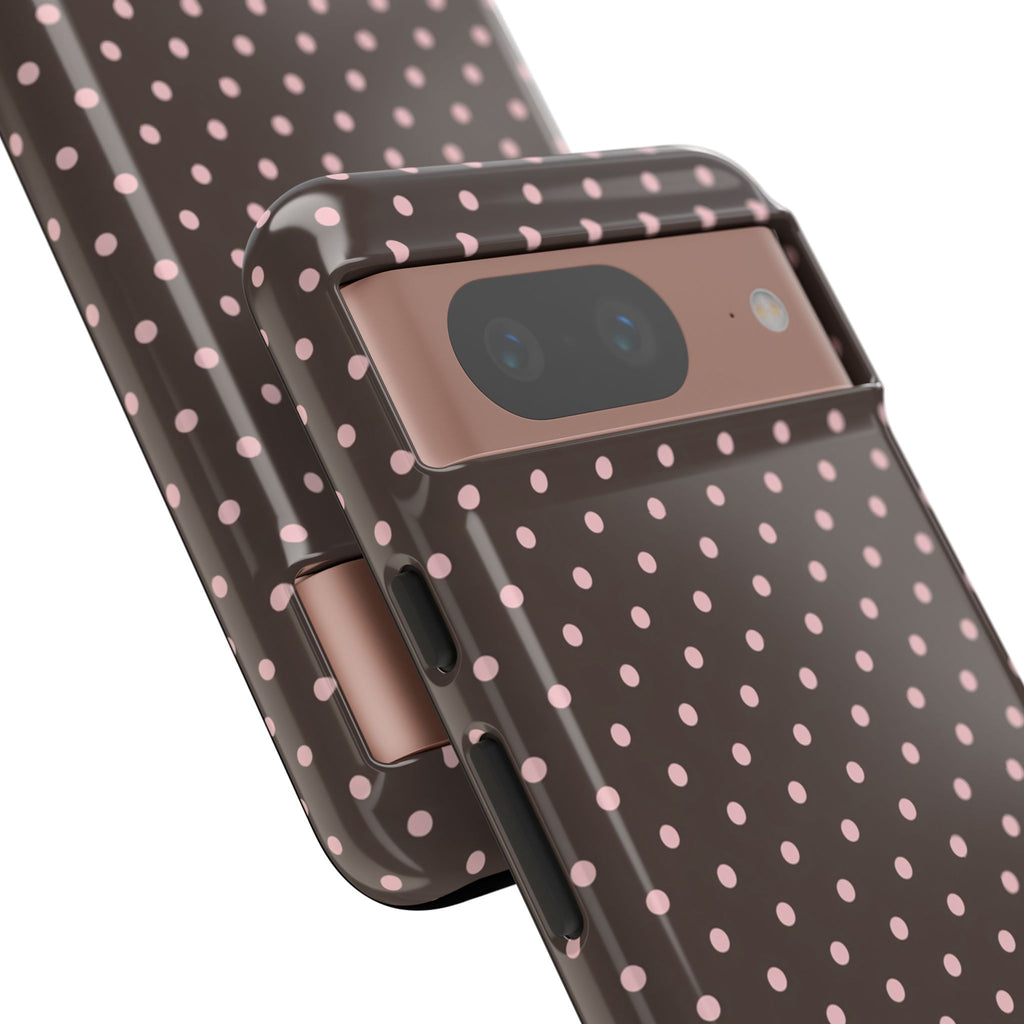 Brown Polka Dot Phone Case