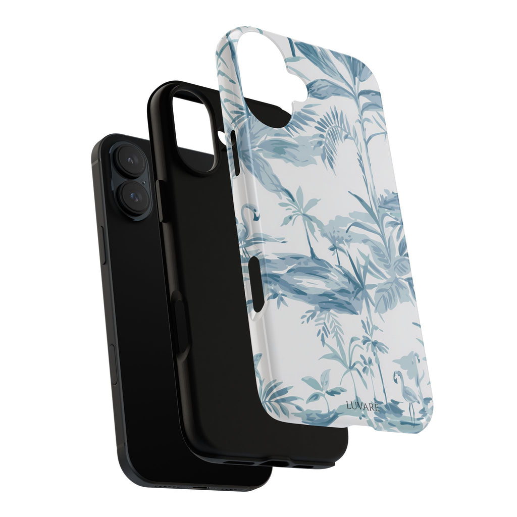 Tropical Palm Toile Case