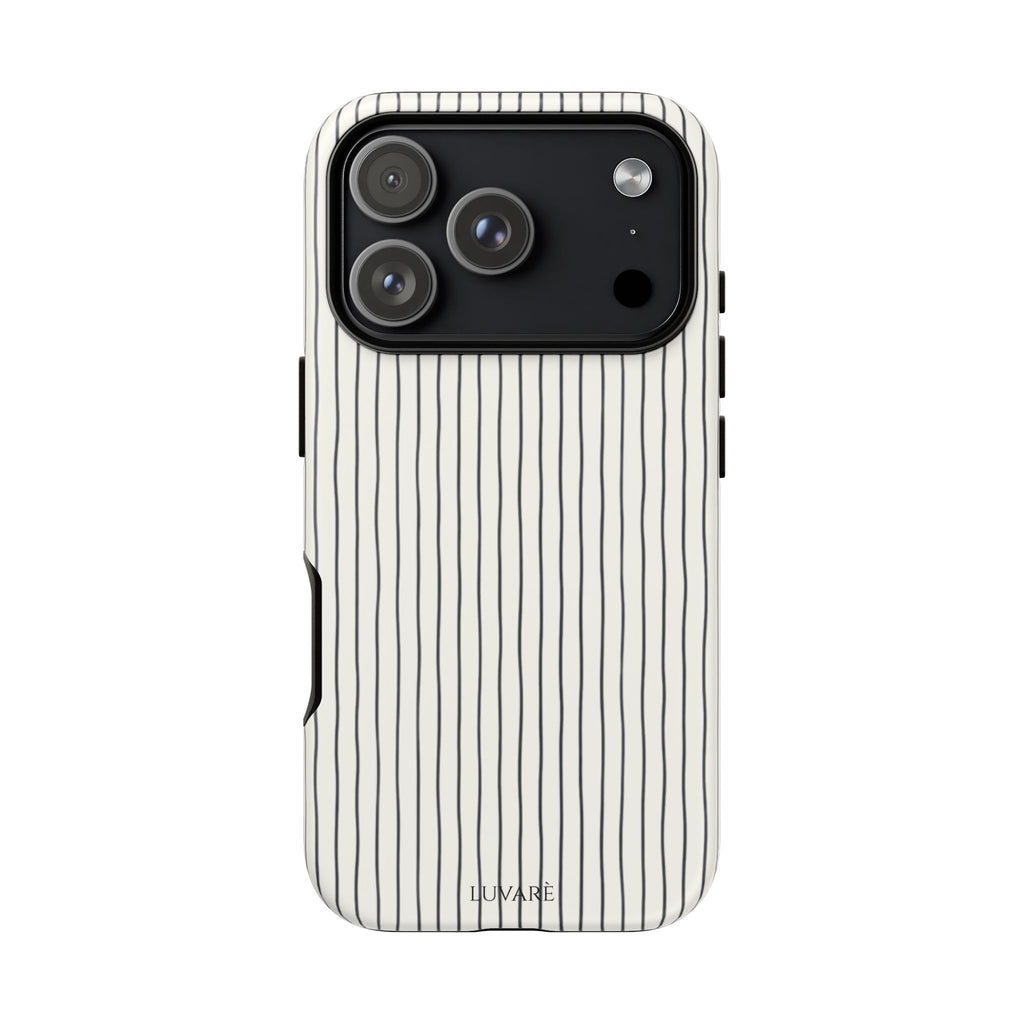 Black Pinstripe Case