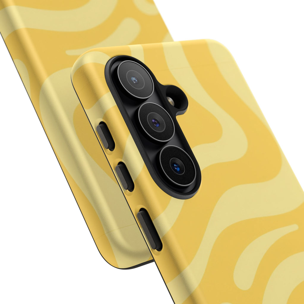 Yellow Retro Swirl Case