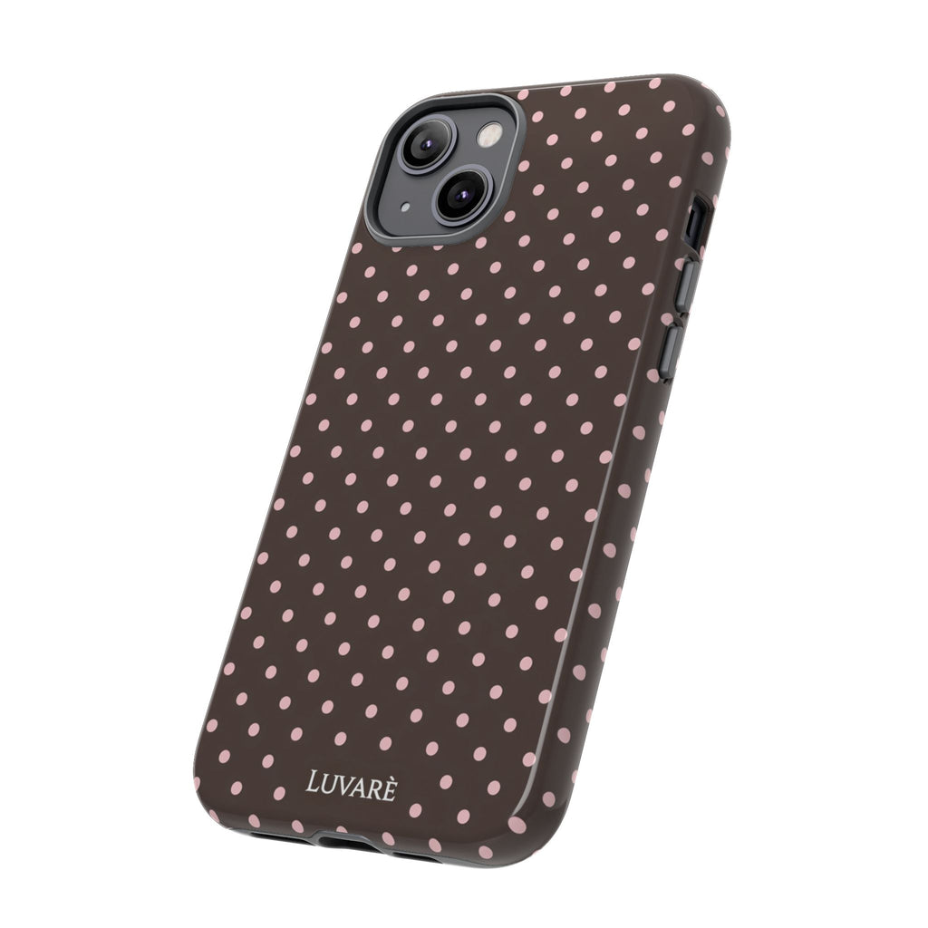 Brown Polka Dot Phone Case