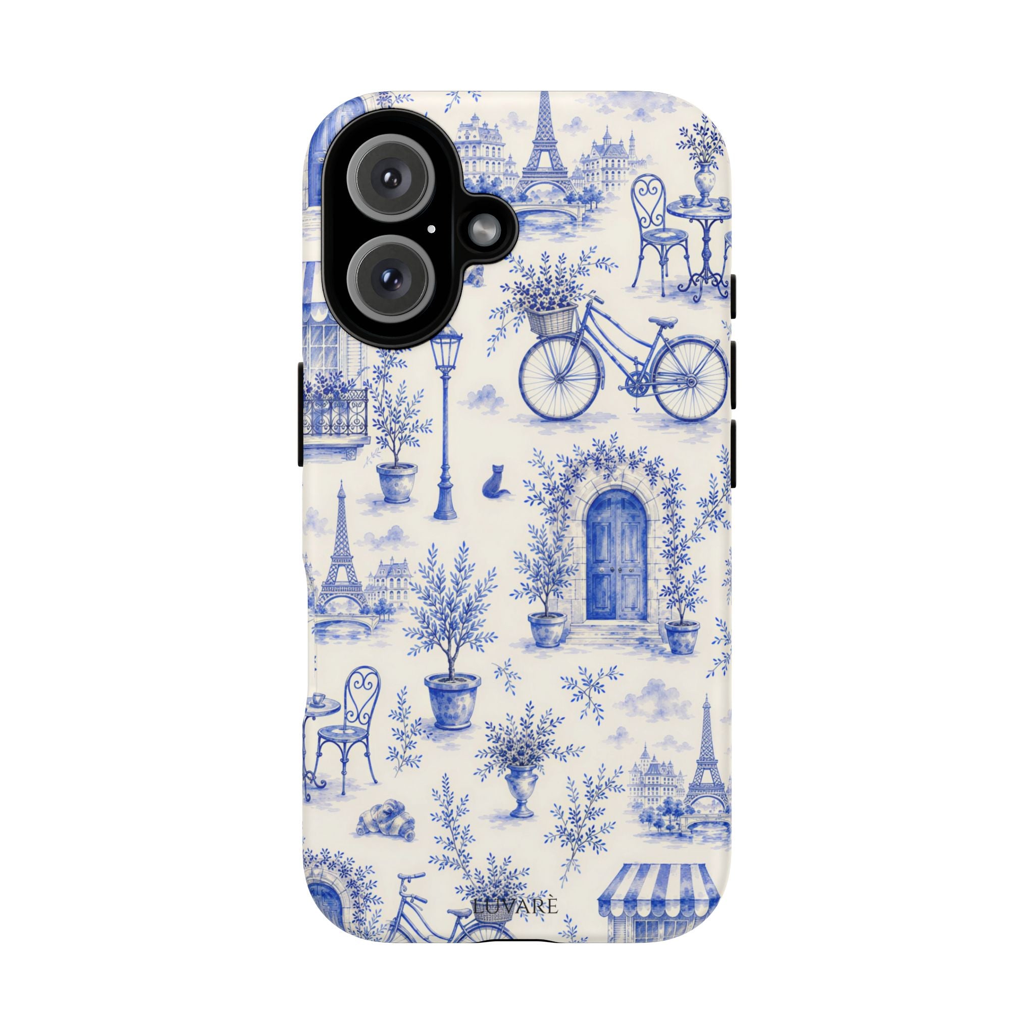 Paris Blue Toile Case