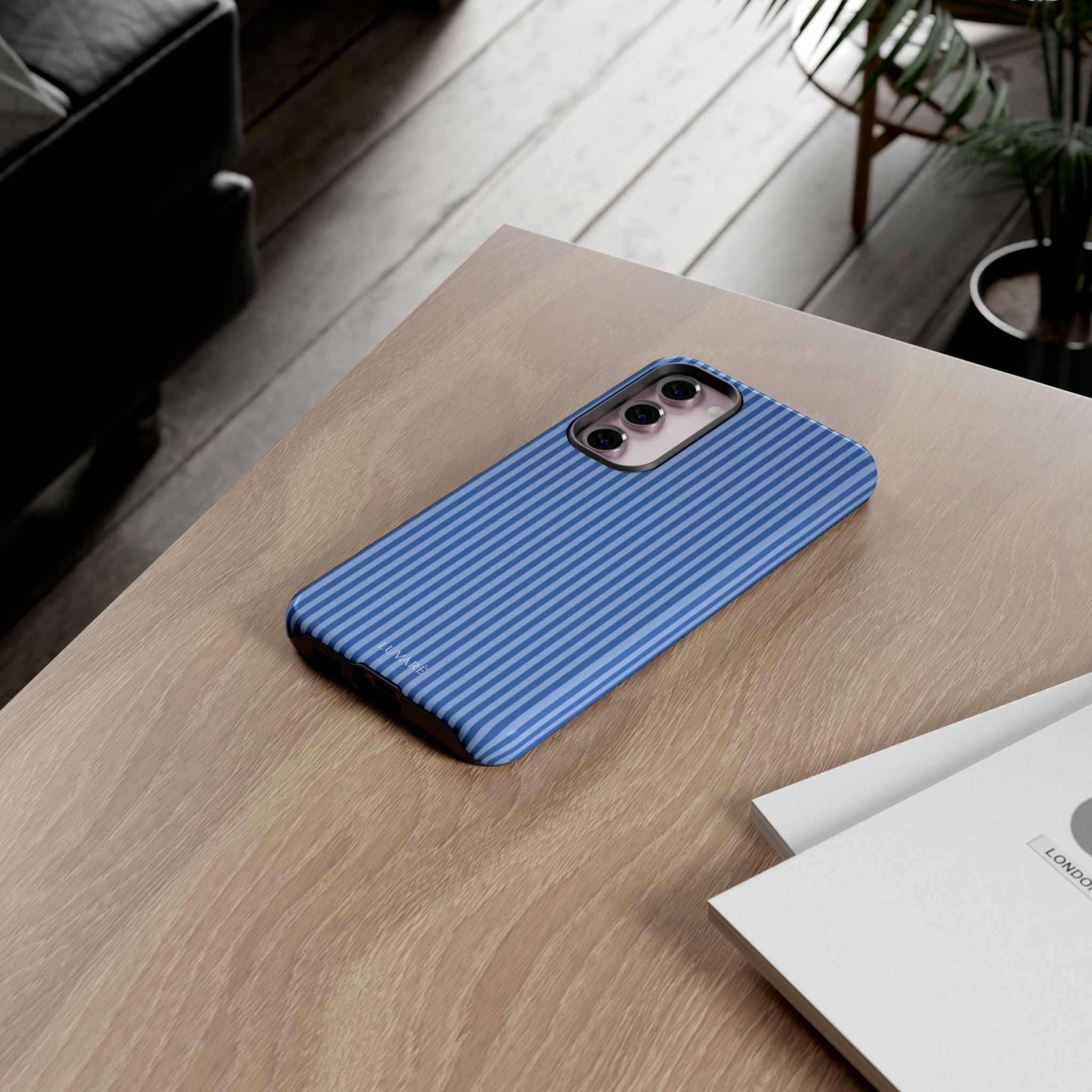 Blue Striped Case