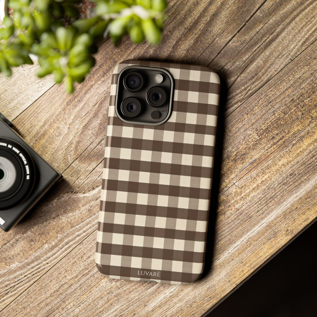 Brown Buffalo Plaid Case