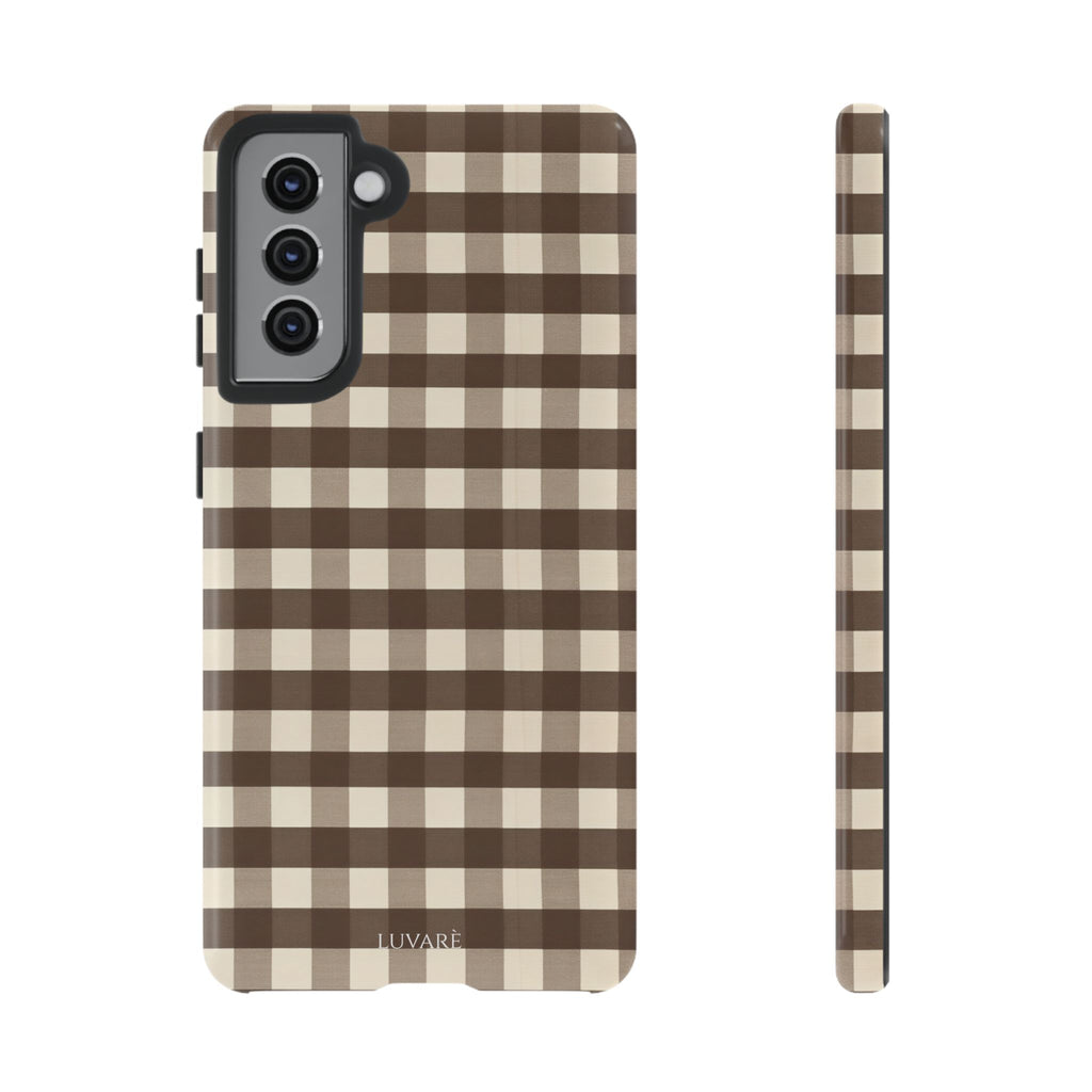Brown Buffalo Plaid Case