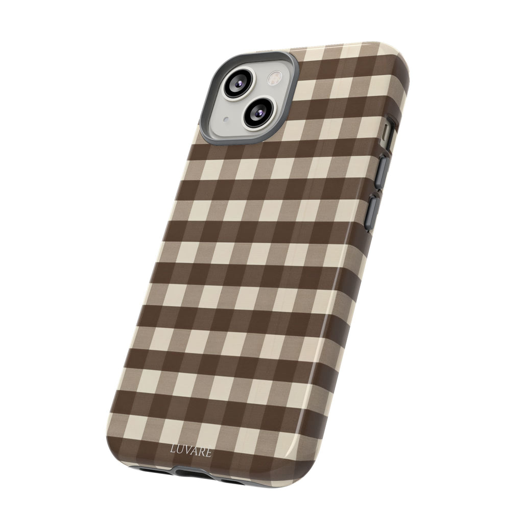 Brown Buffalo Plaid Case