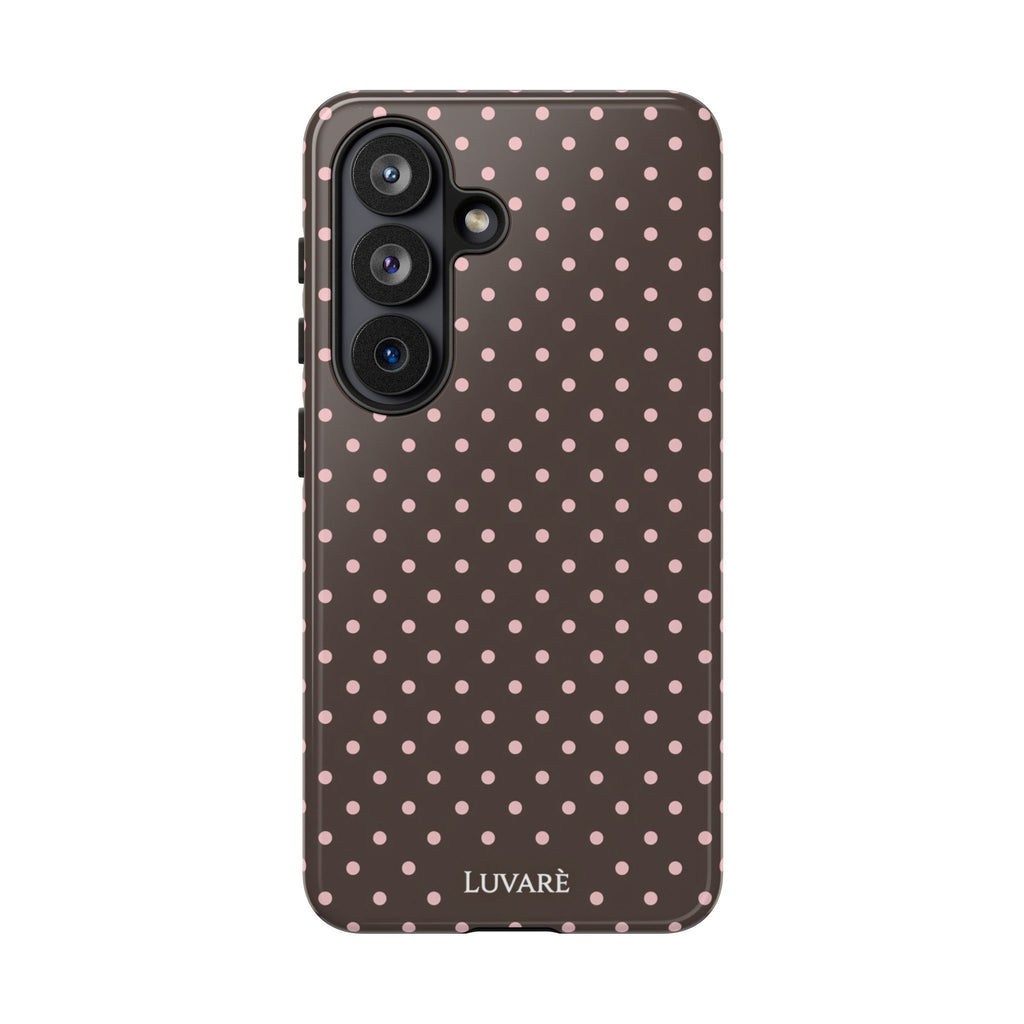 Brown Polka Dot Phone Case