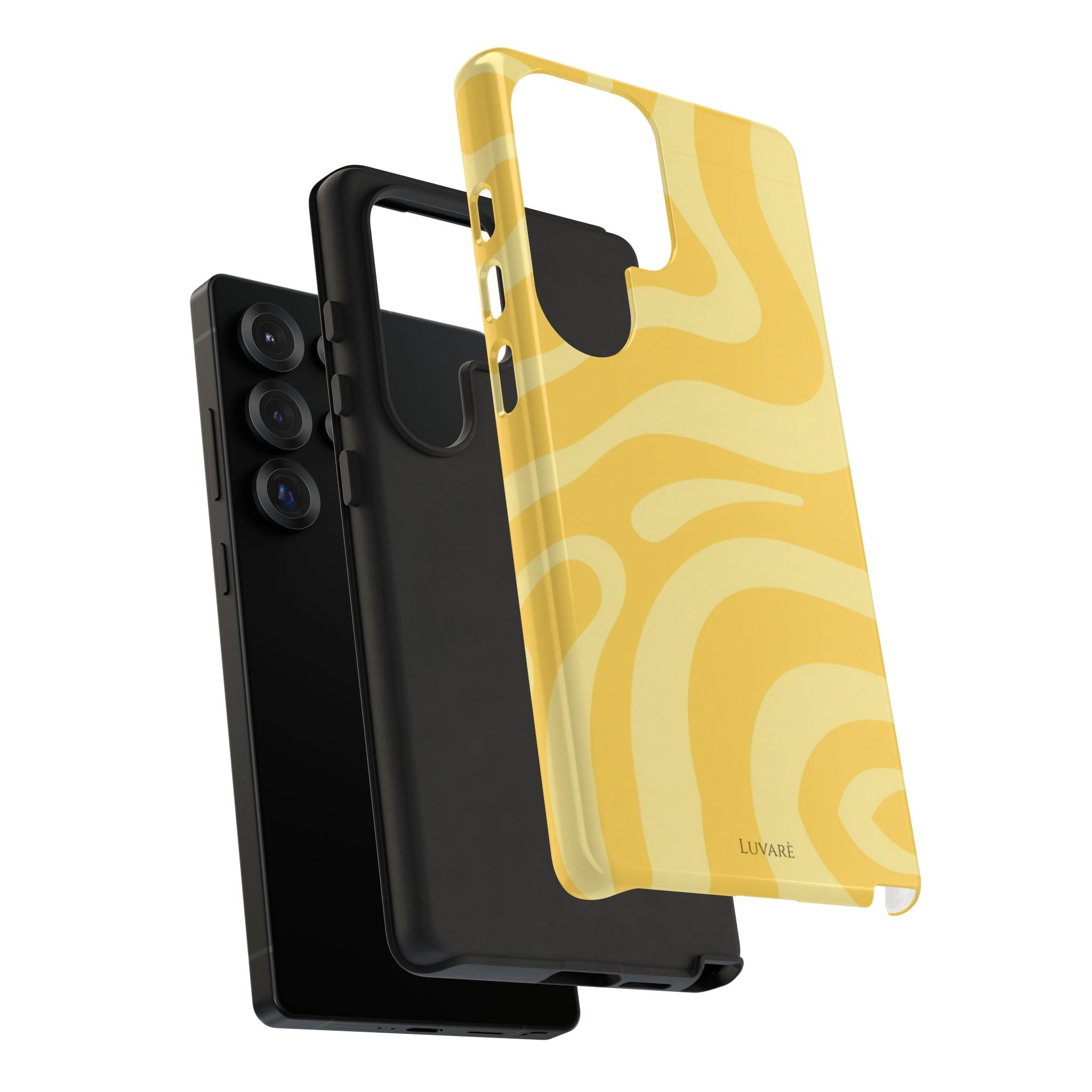 Yellow Retro Swirl Case