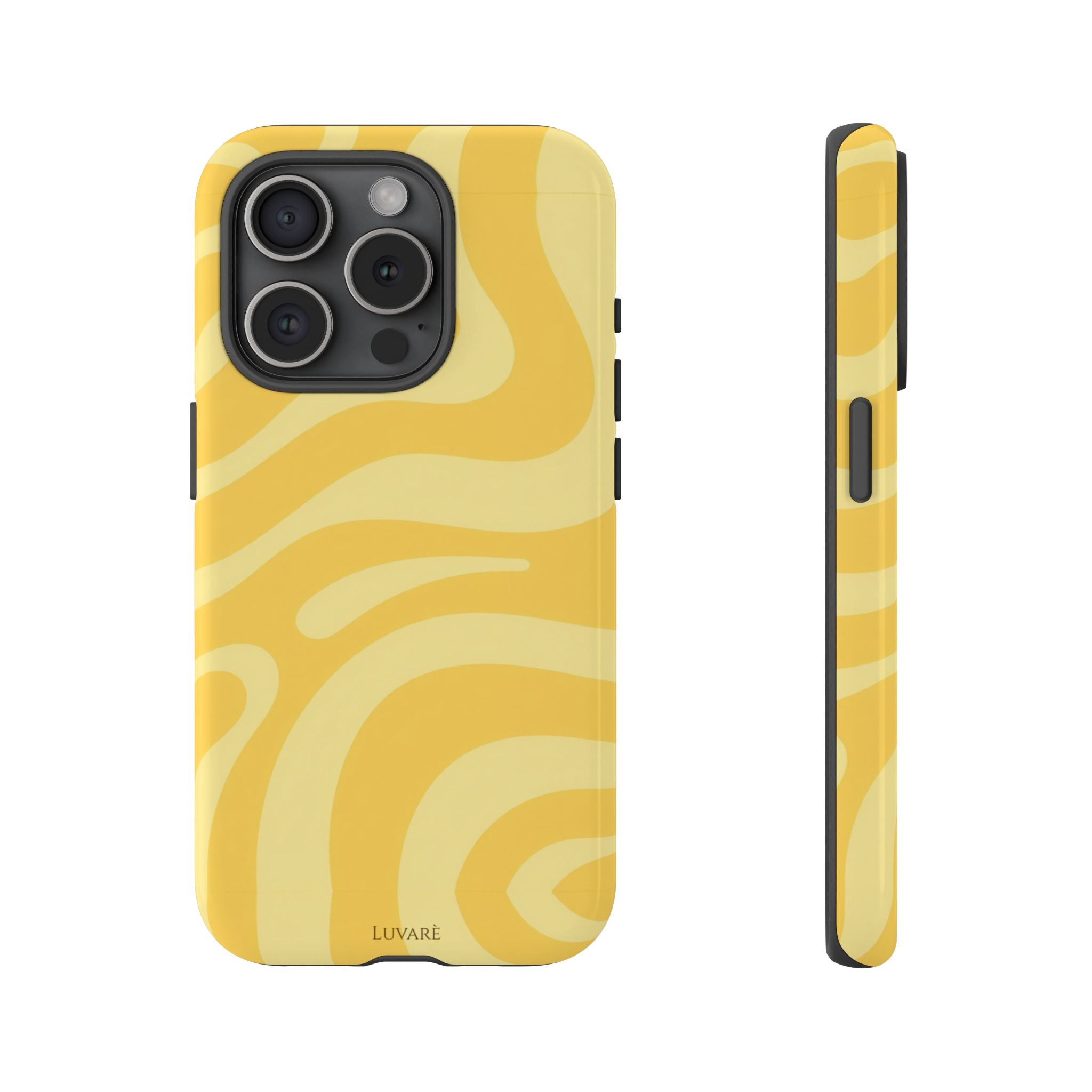 Yellow Retro Swirl Case
