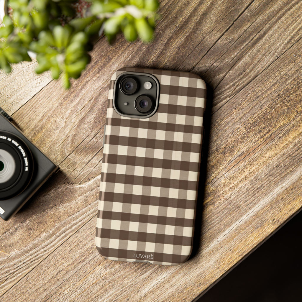 Brown Buffalo Plaid Case