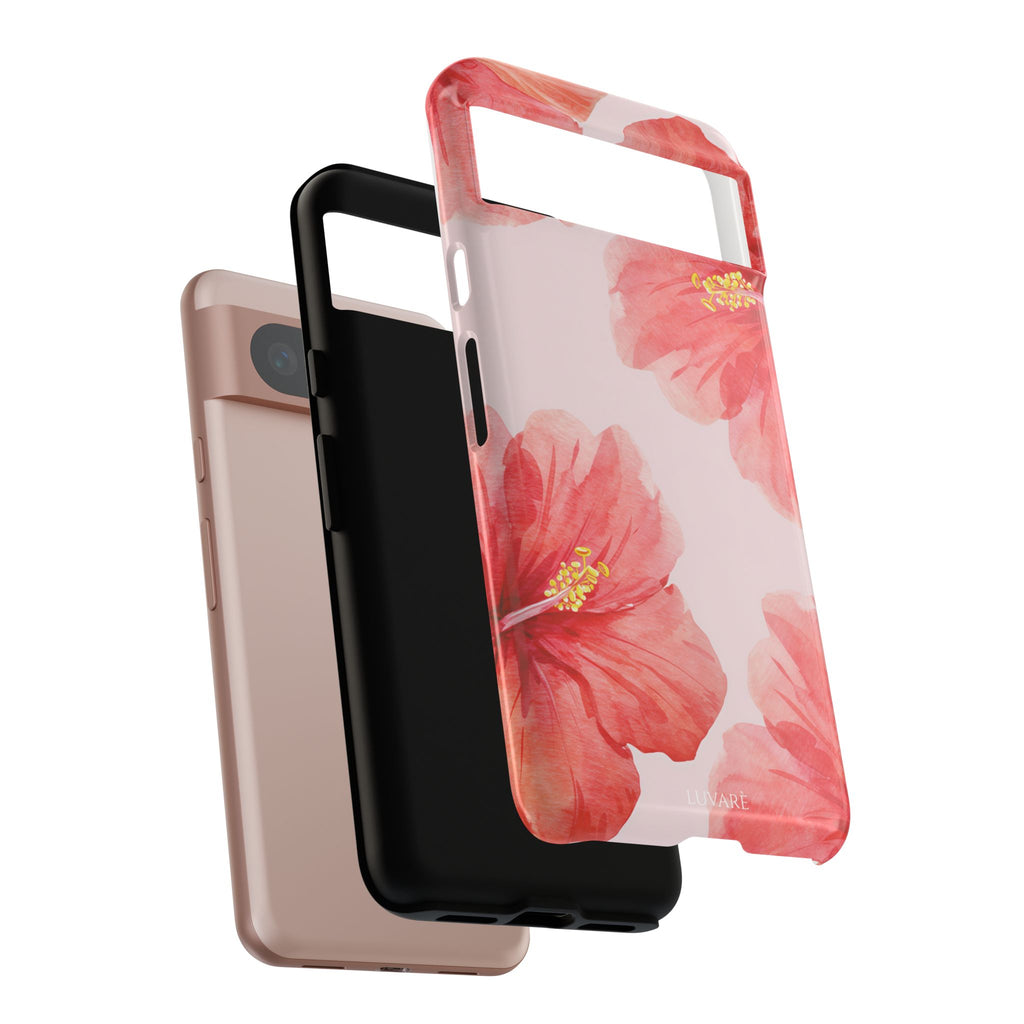 Watercolour Island Floral Hibiscus Case