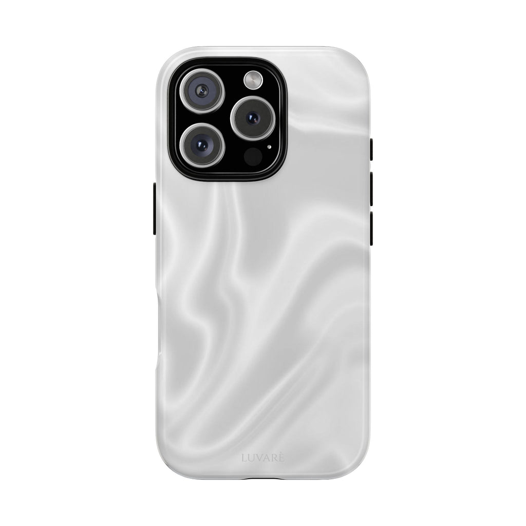 Pearl Marble Tough Phone Case — Durable Slim Impact Protection