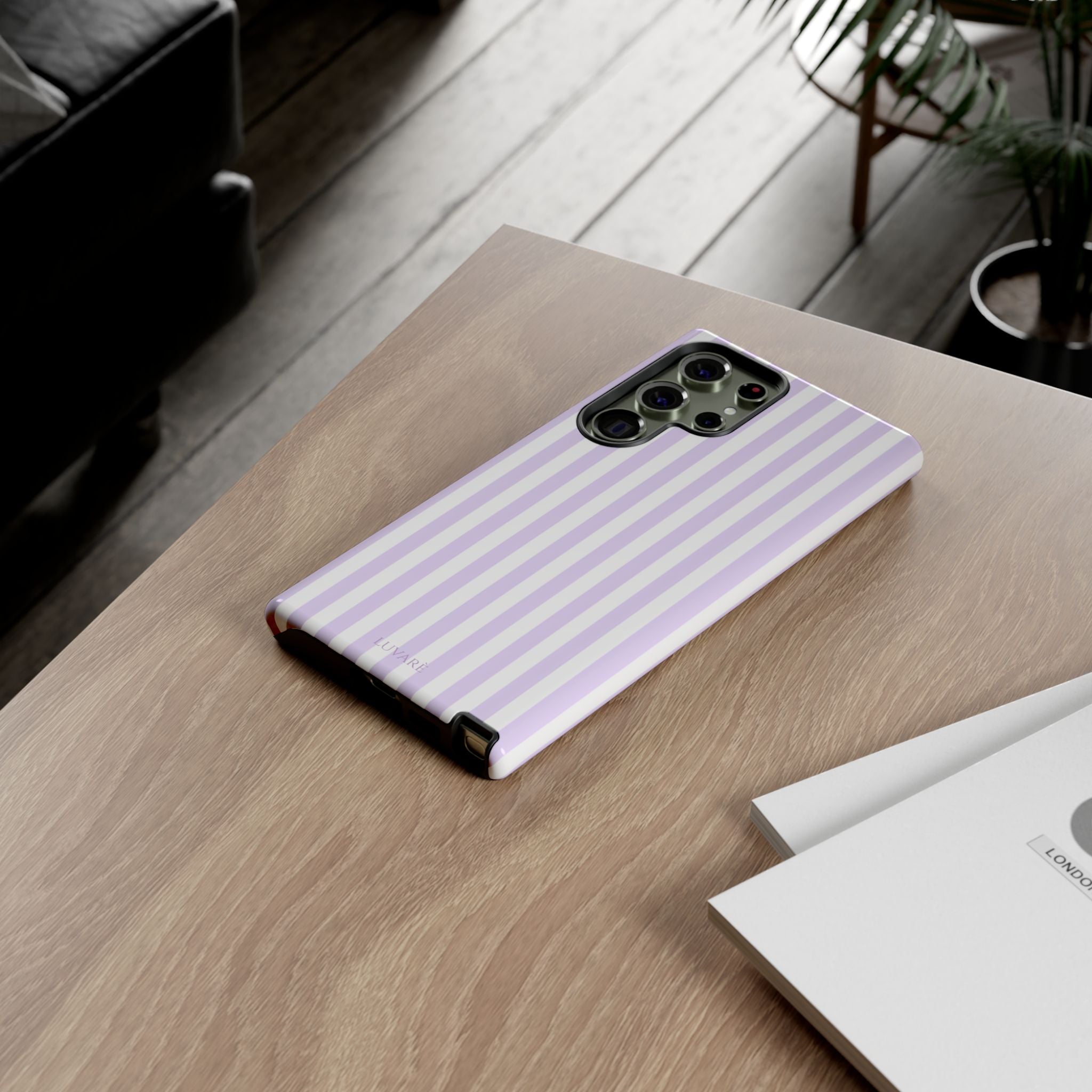 Lavender Stripe Case